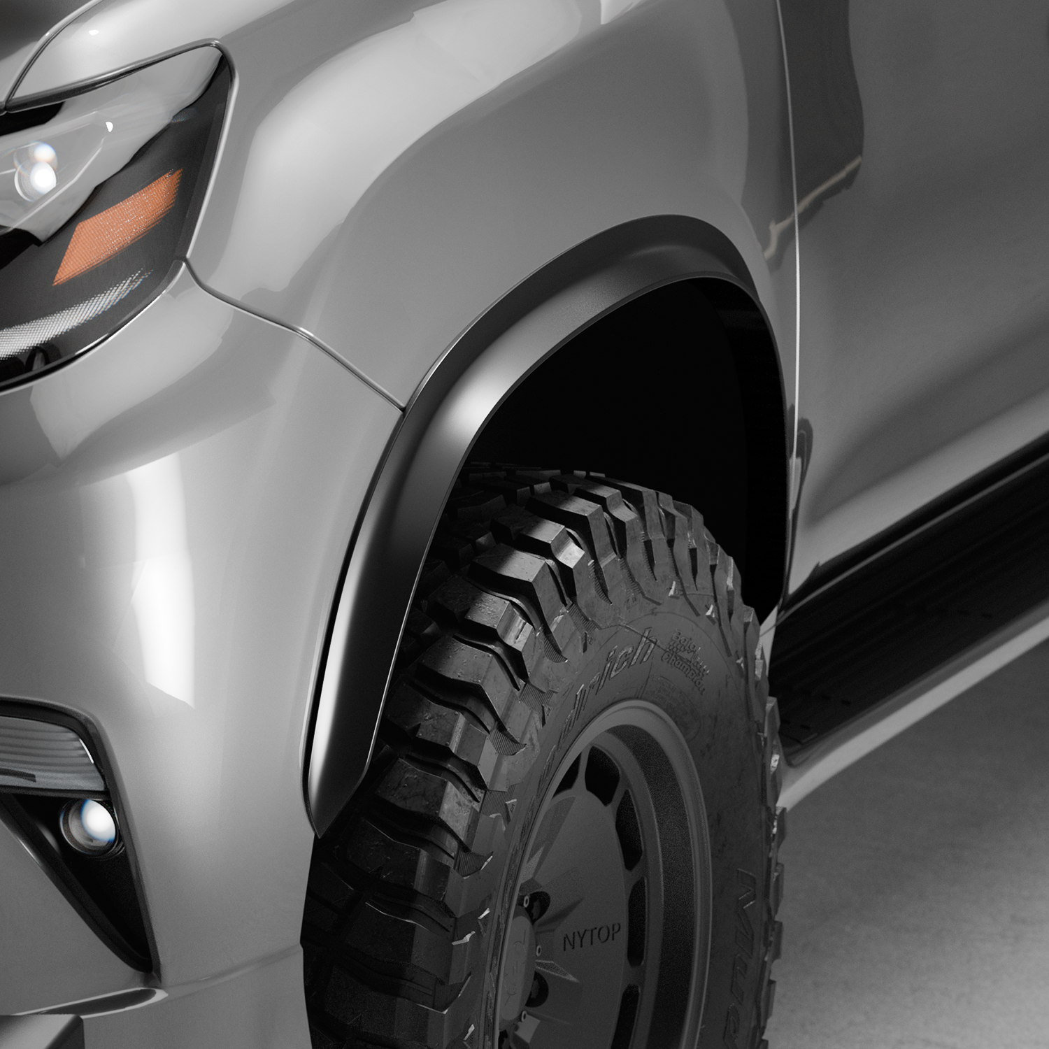 NYTOP Fender Flare Kit For 2010-2023 Lexus GX460/Toyota Prado