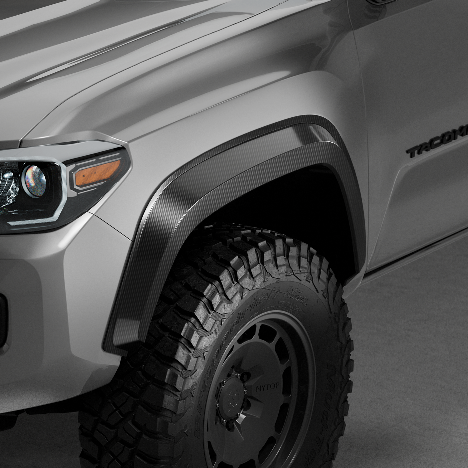 NYTOP Fender Flare Kit For 2016-2023 Toyota Tacoma