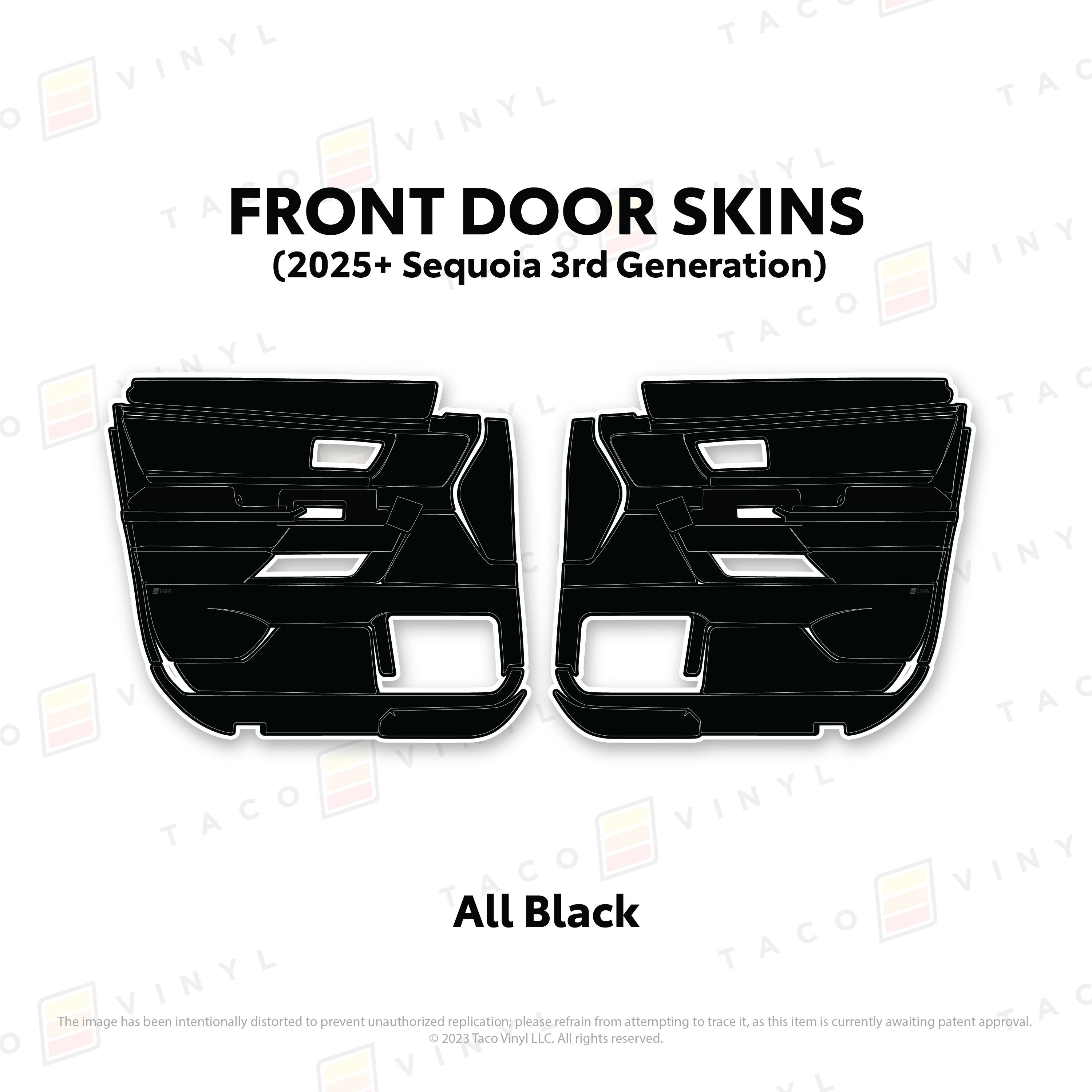 2023+  Door Skins For Sequoia