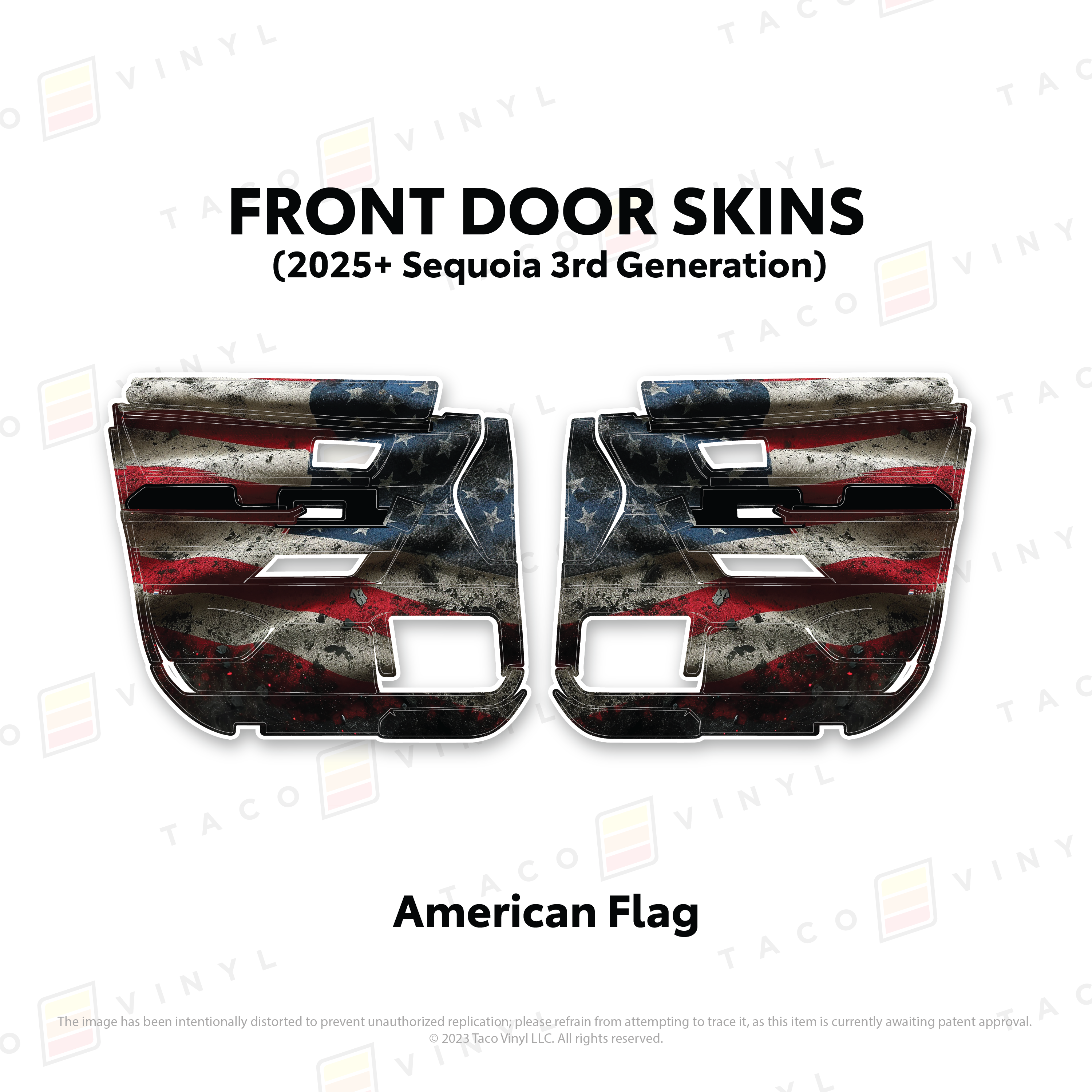 2023+  Door Skins For Sequoia