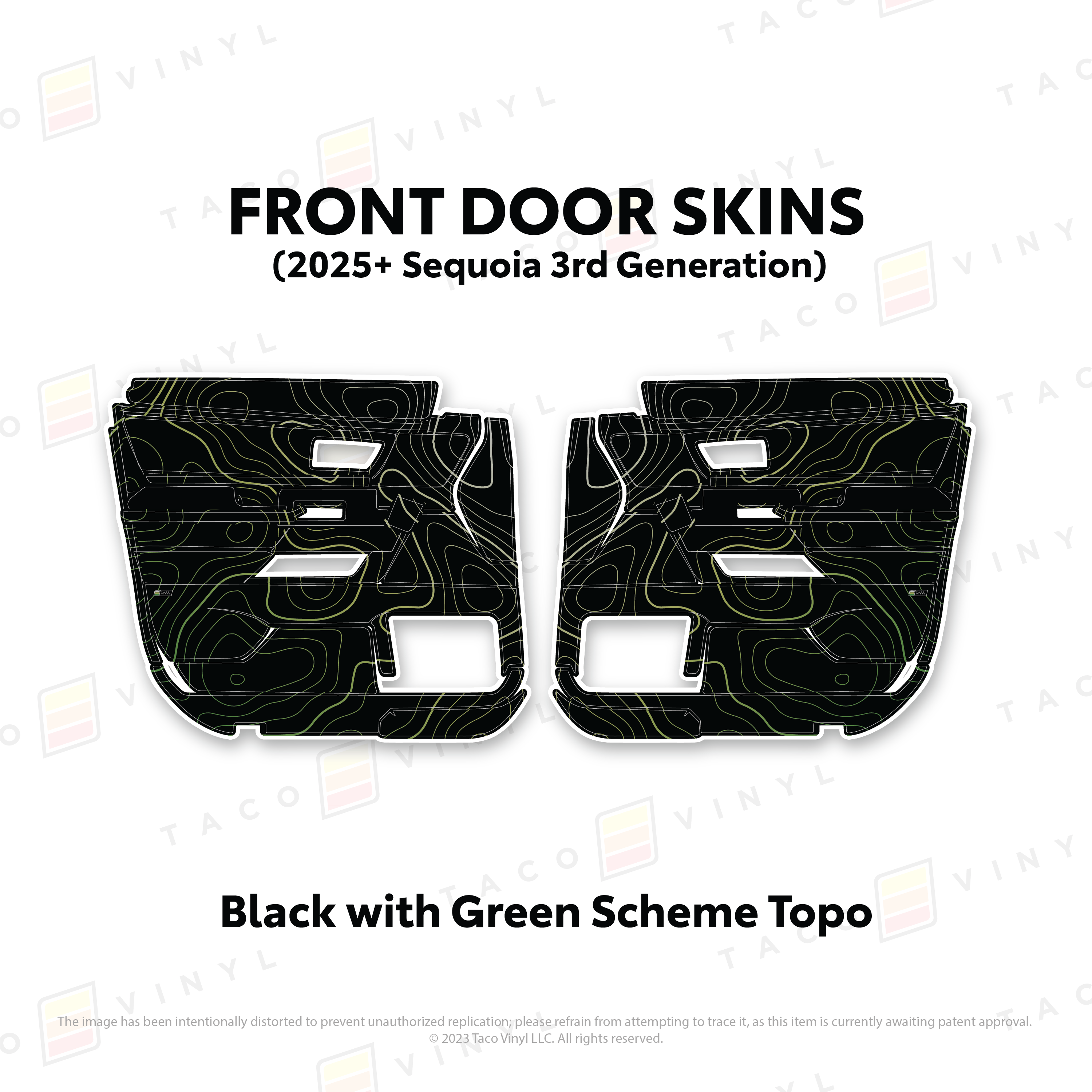 2023+  Door Skins For Sequoia