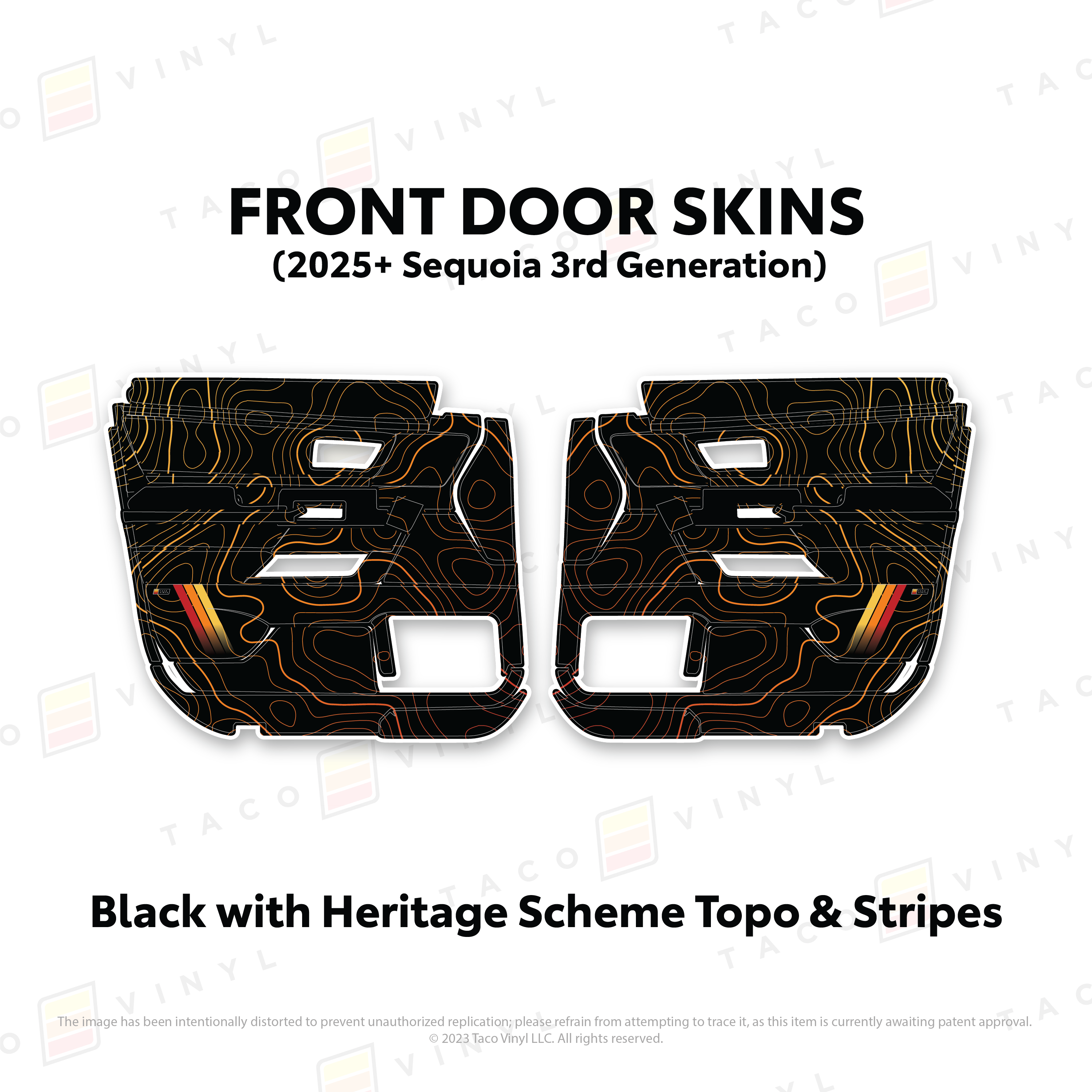 2023+  Door Skins For Sequoia