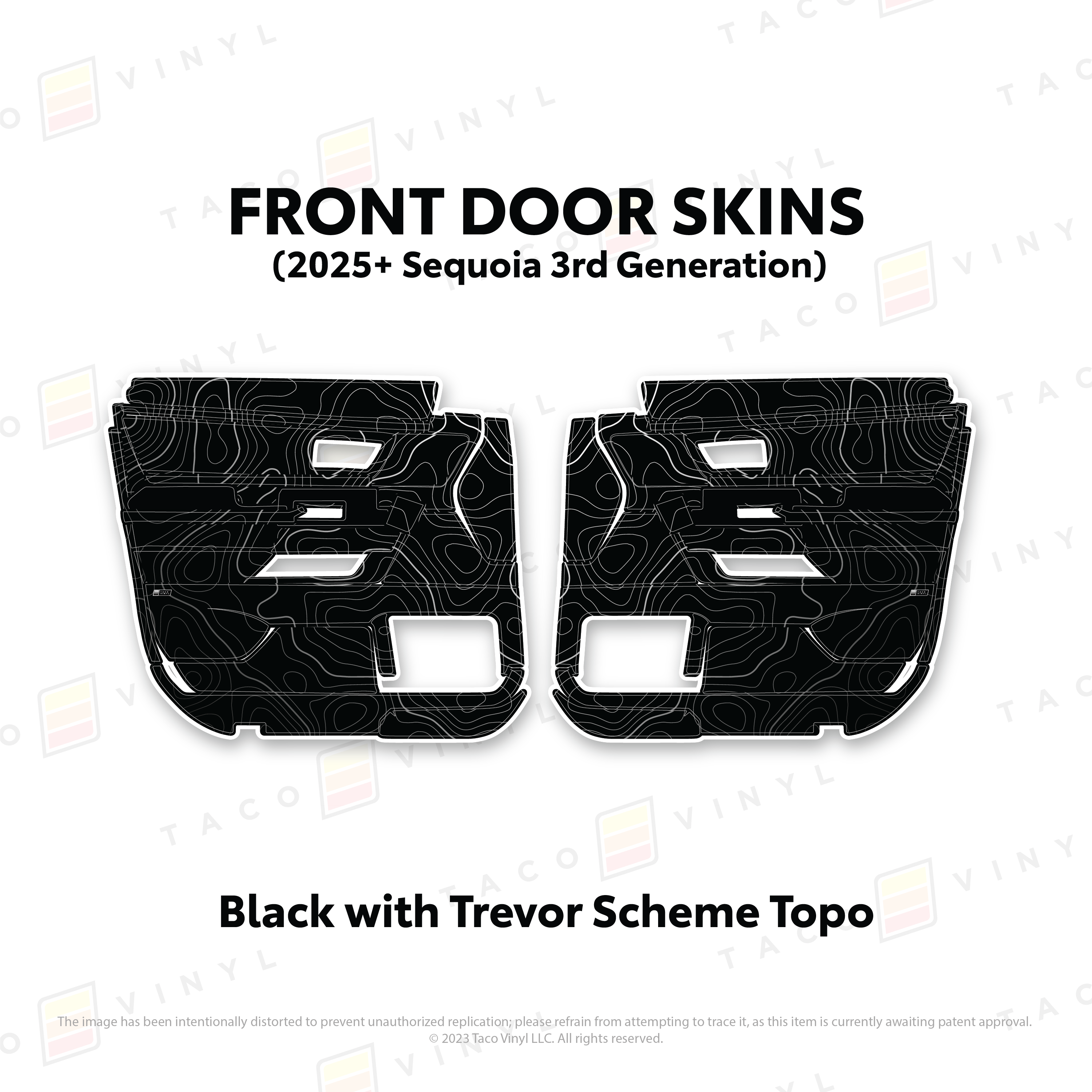 2023+  Door Skins For Sequoia