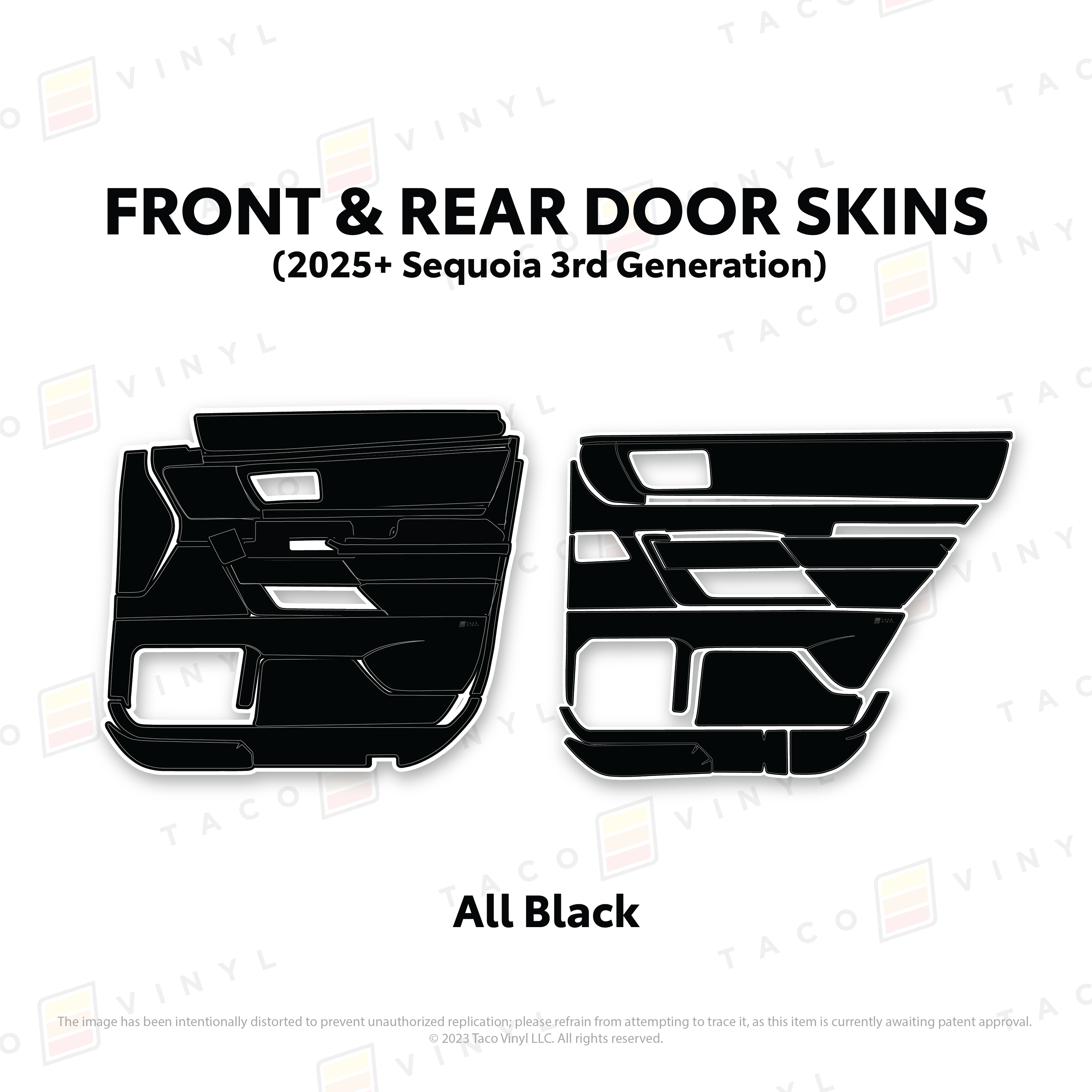 2023+  Door Skins For Sequoia
