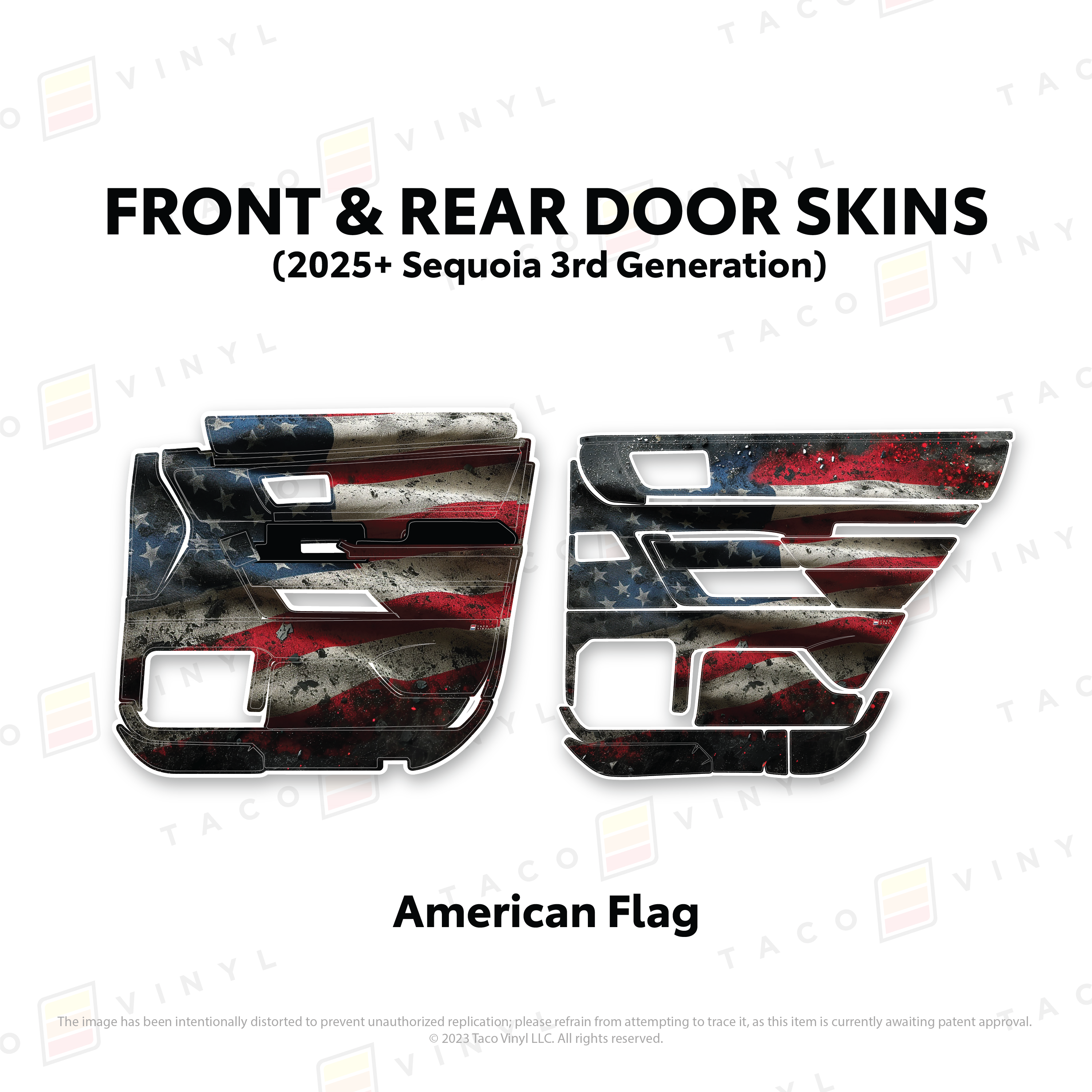 2023+  Door Skins For Sequoia