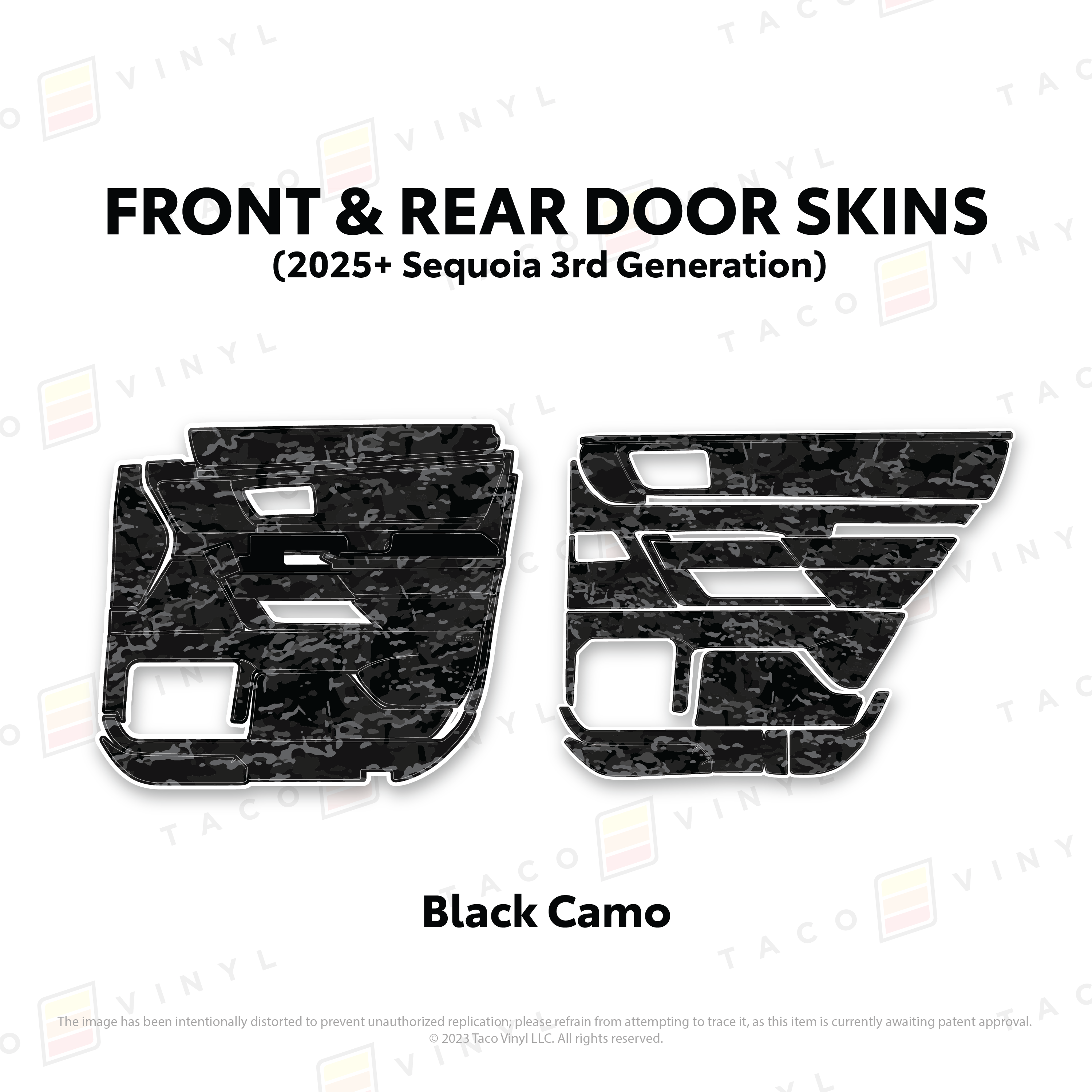 2023+  Door Skins For Sequoia