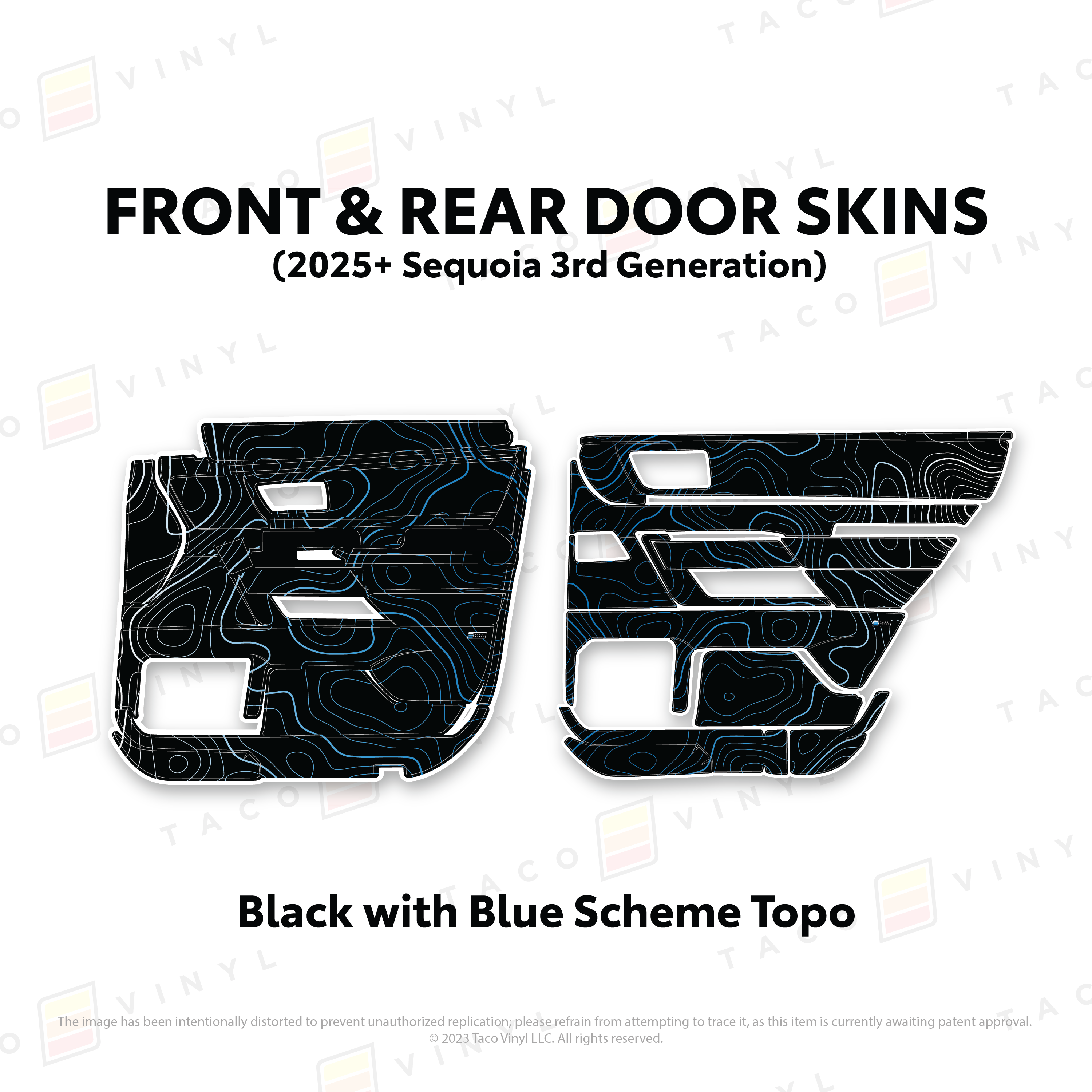 2023+  Door Skins For Sequoia