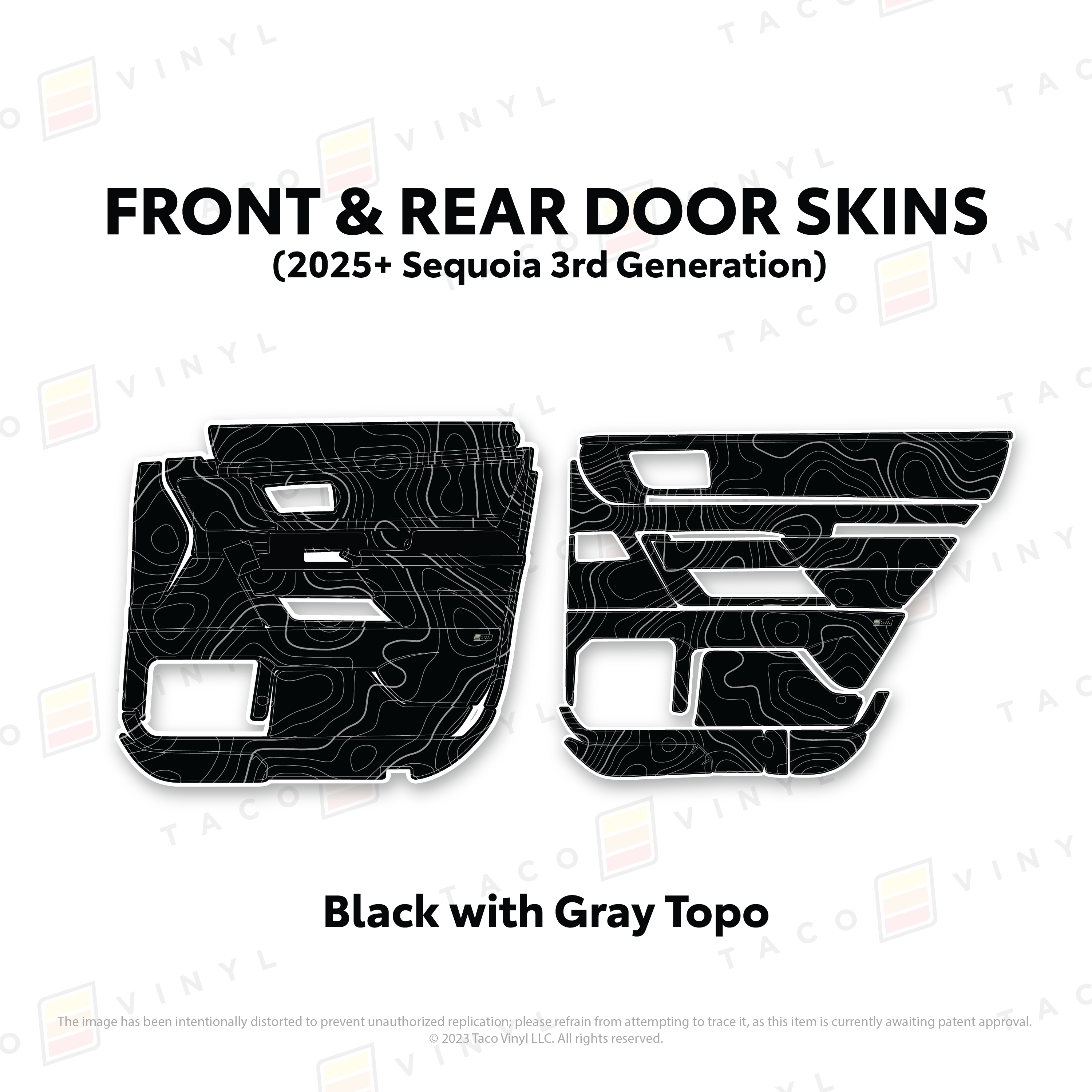 2023+  Door Skins For Sequoia