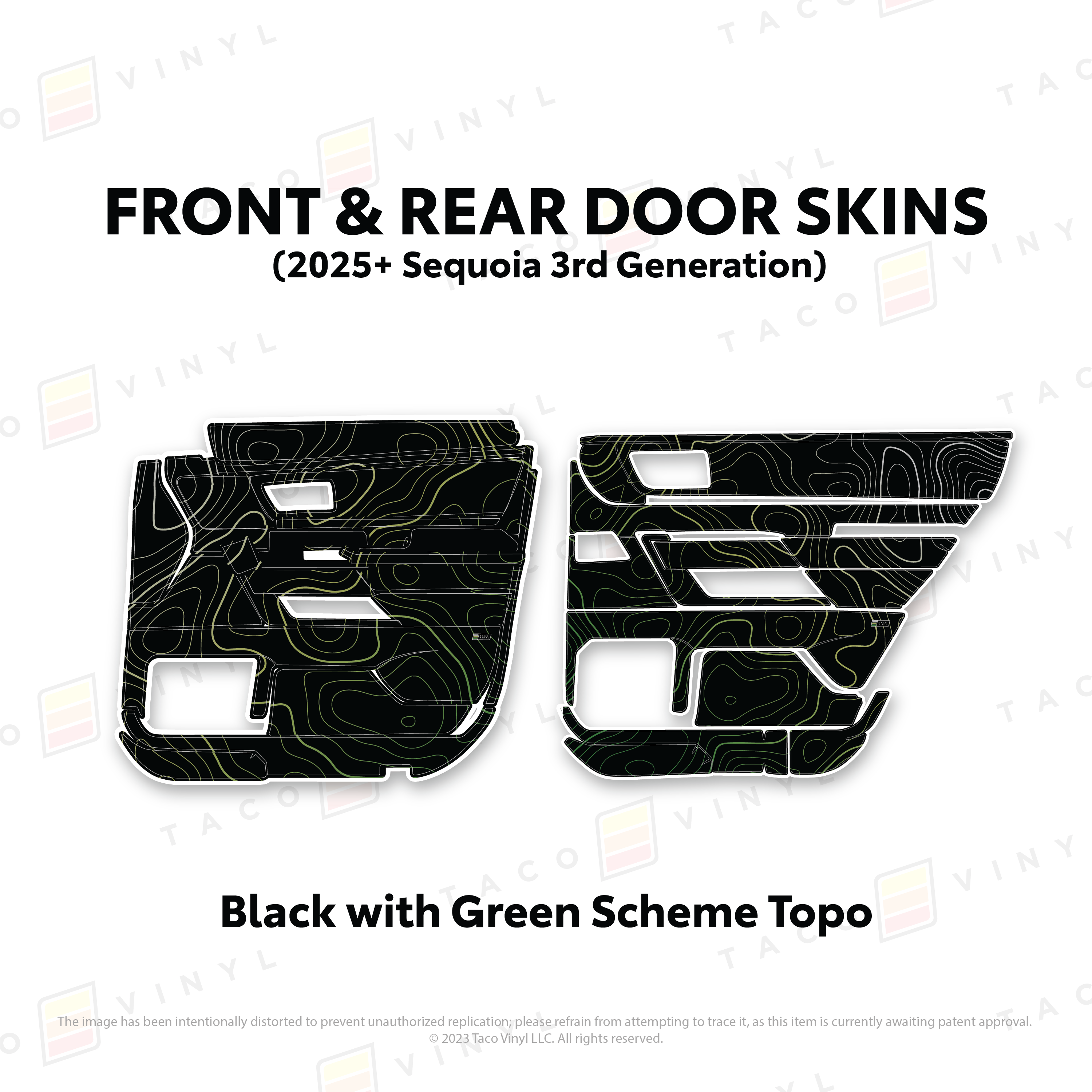 2023+  Door Skins For Sequoia