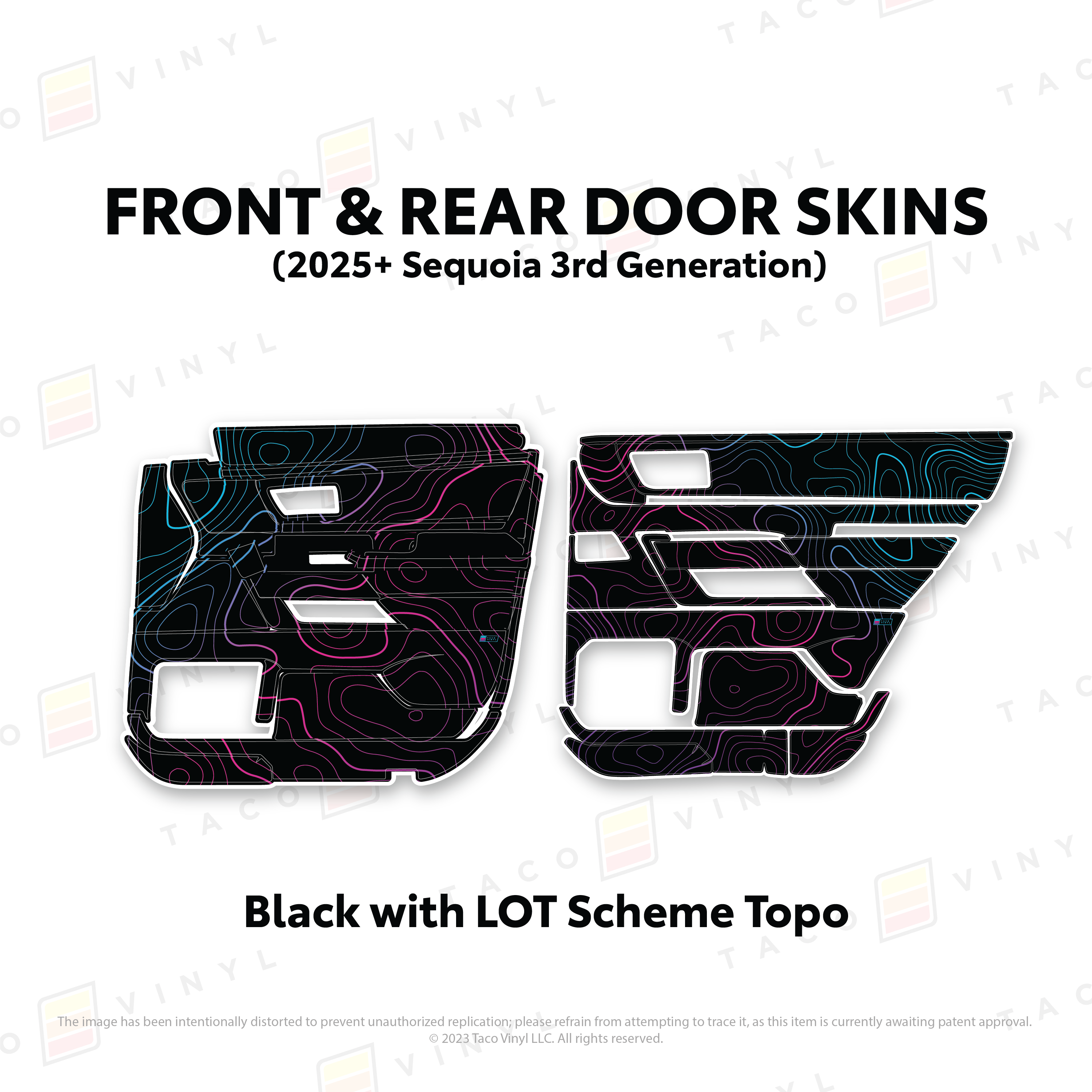 2023+  Door Skins For Sequoia