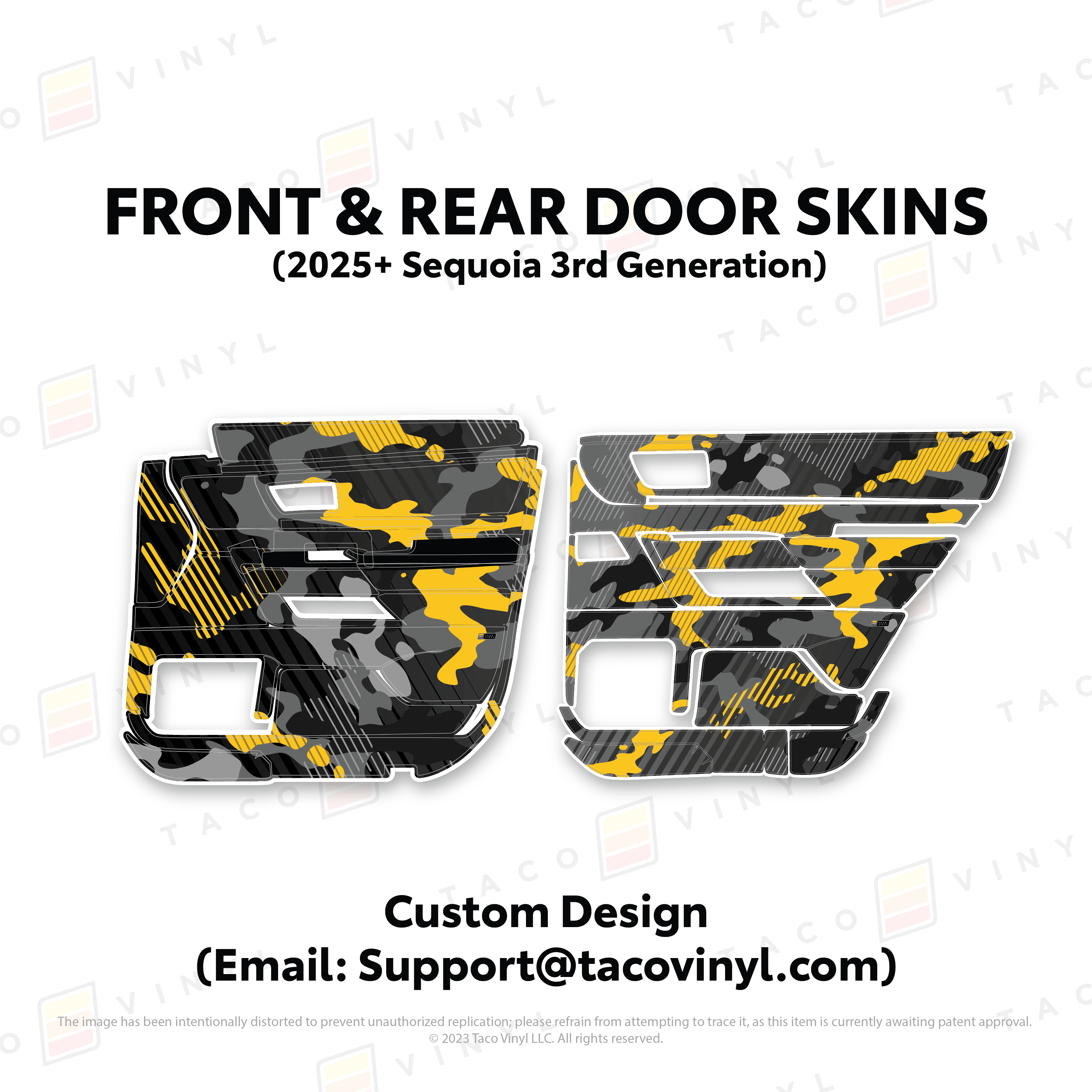 2023+  Door Skins For Sequoia
