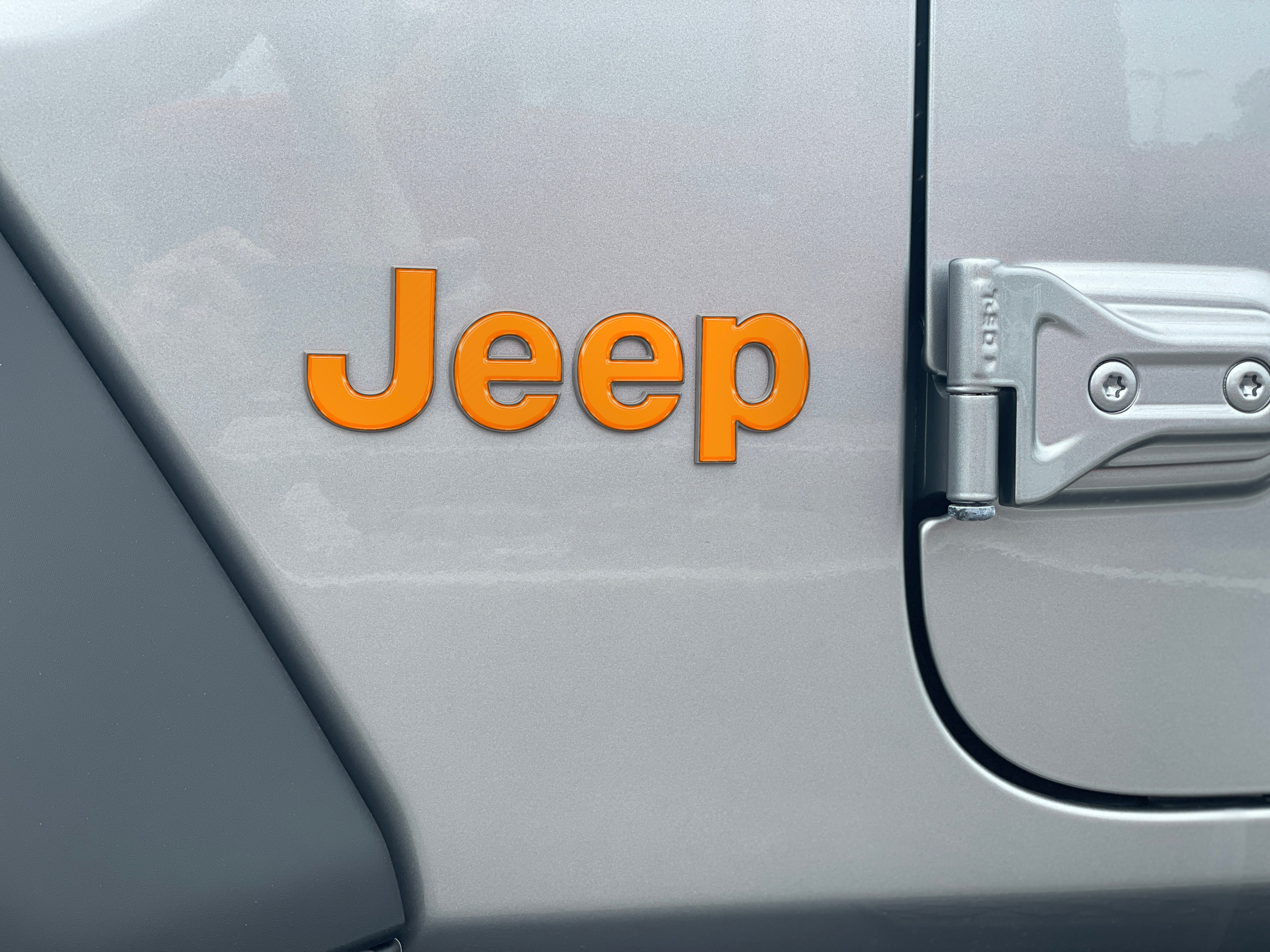Driver & Passenger Side Letter Overlays Fits 2018-2026 Jeep Wrangler JL