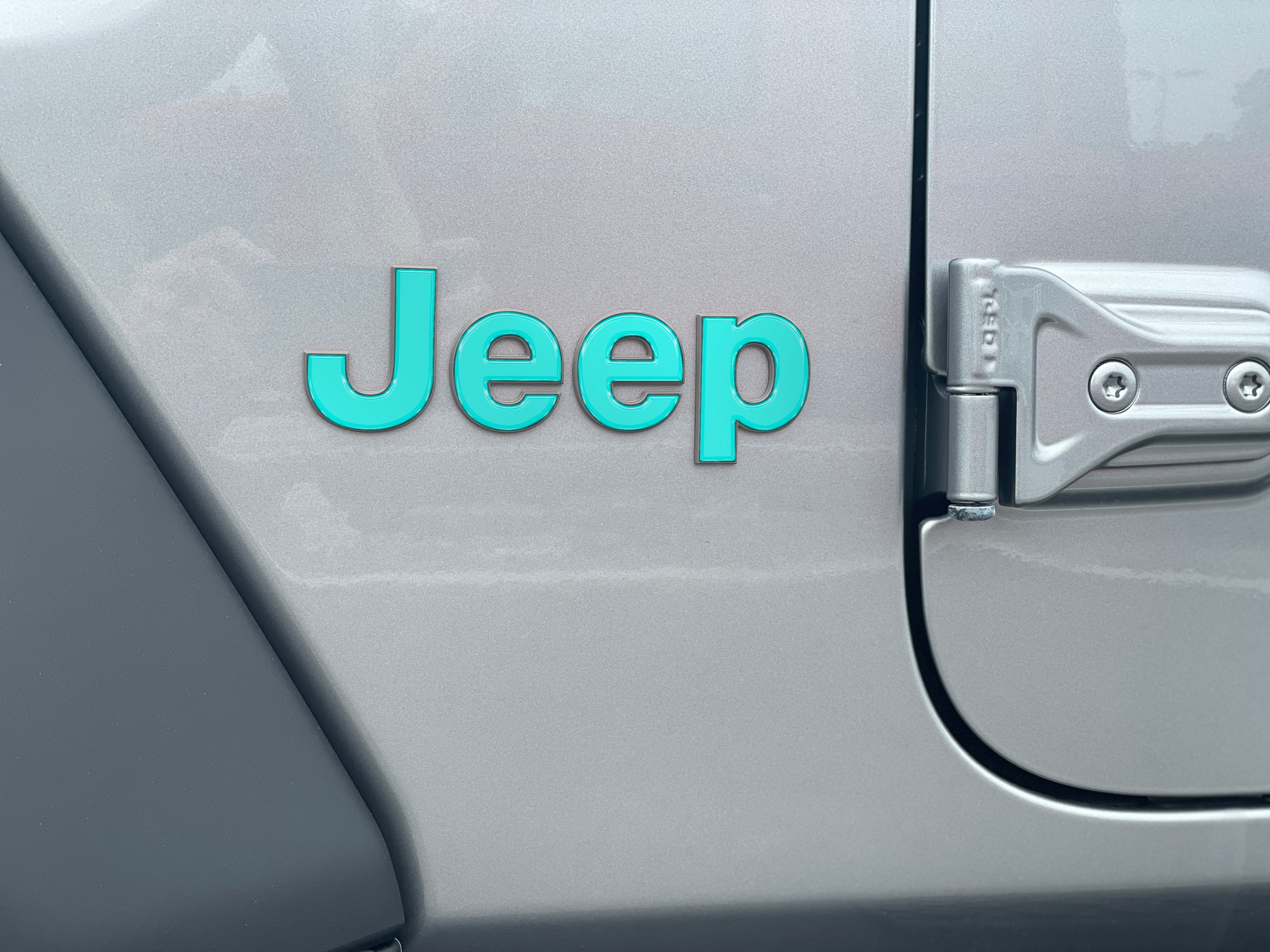 Driver & Passenger Side Letter Overlays Fits 2018-2026 Jeep Wrangler JL