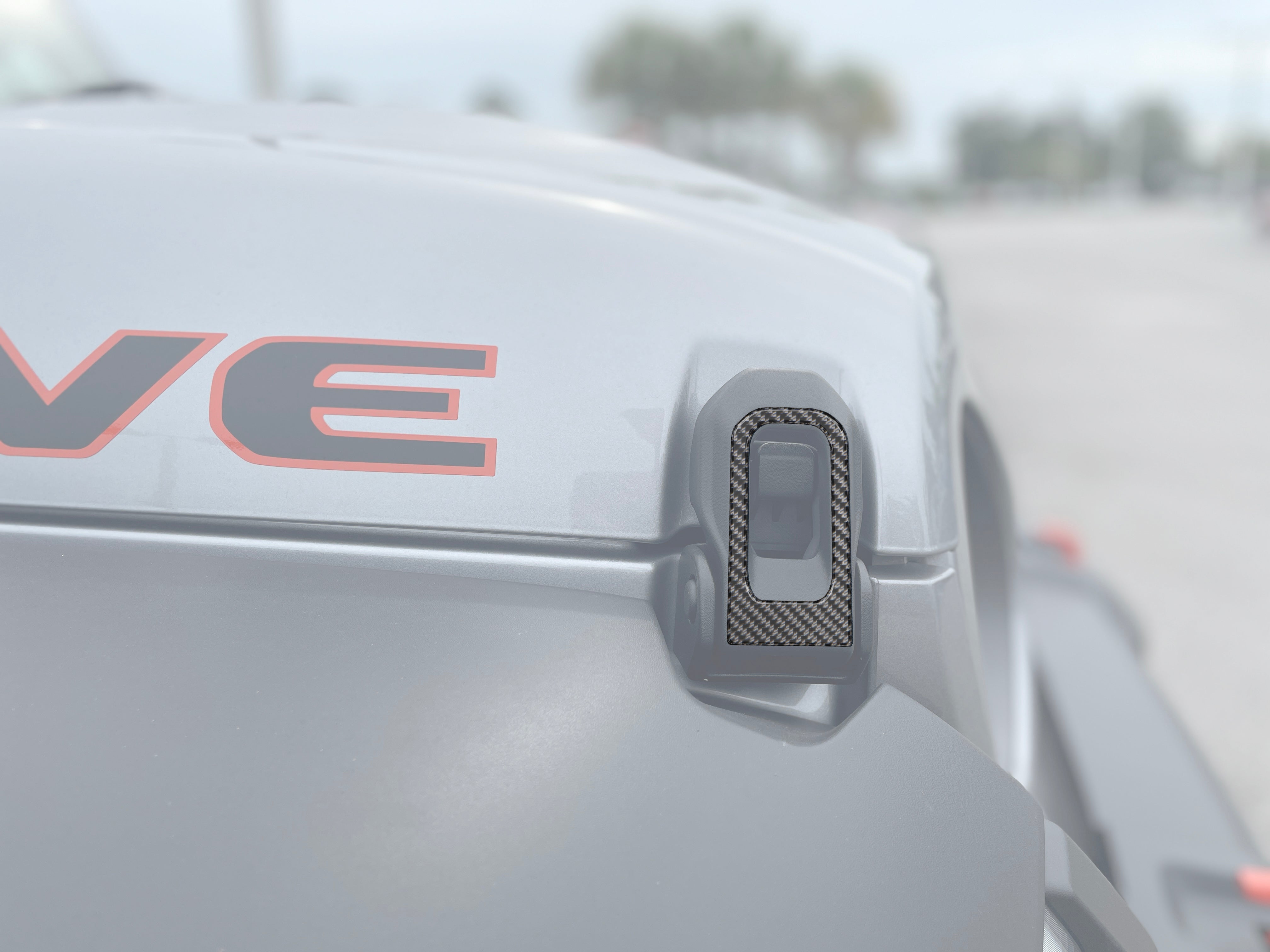 Hood Hinge Accent Overlays Fits 2019-2026 Jeep Gladiator