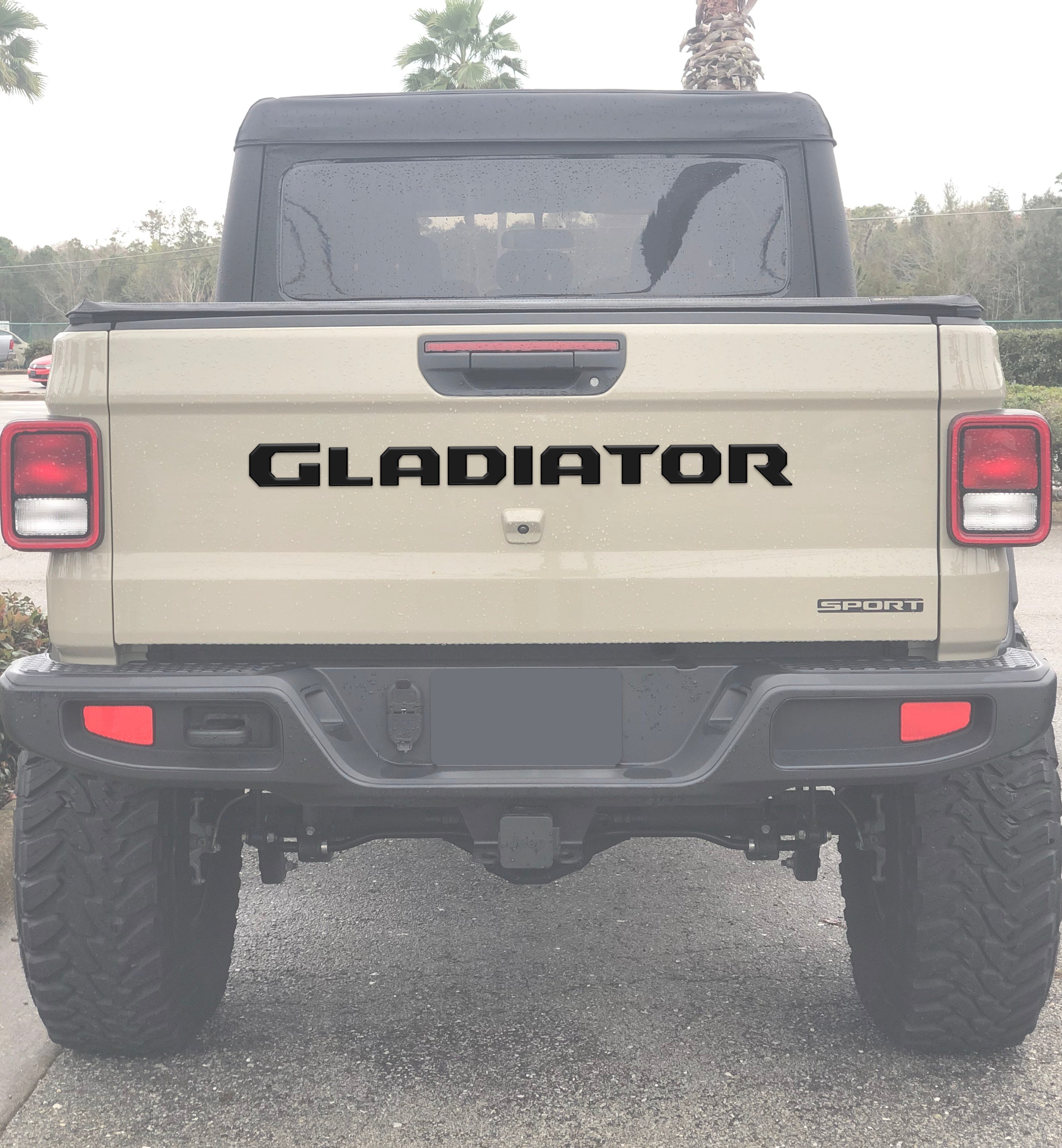 Tailgate Letter Replacement Overlays Fits 2020-2026 Jeep Gladiator