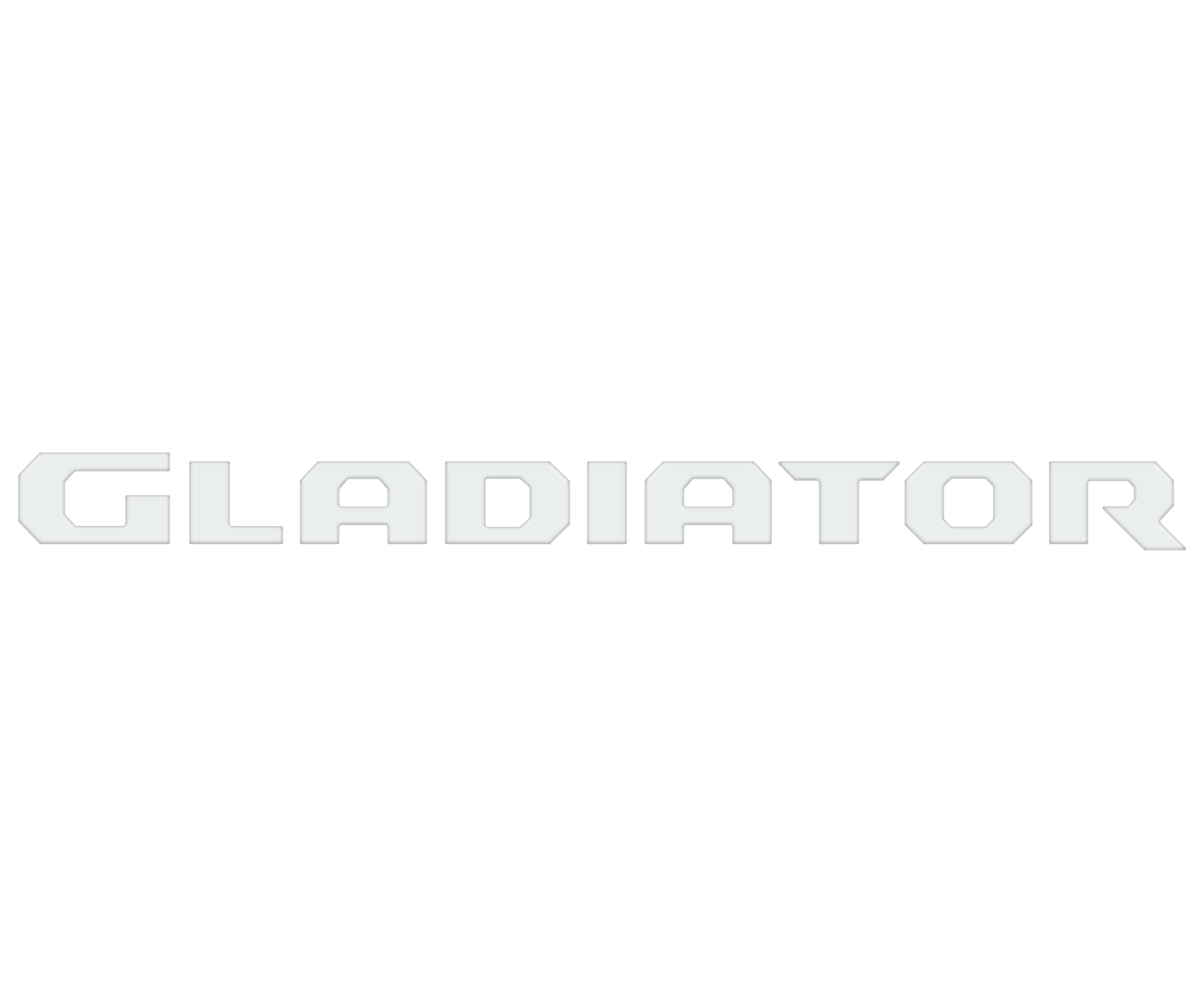 Tailgate Letter Replacement Overlays Fits 2020-2026 Jeep Gladiator