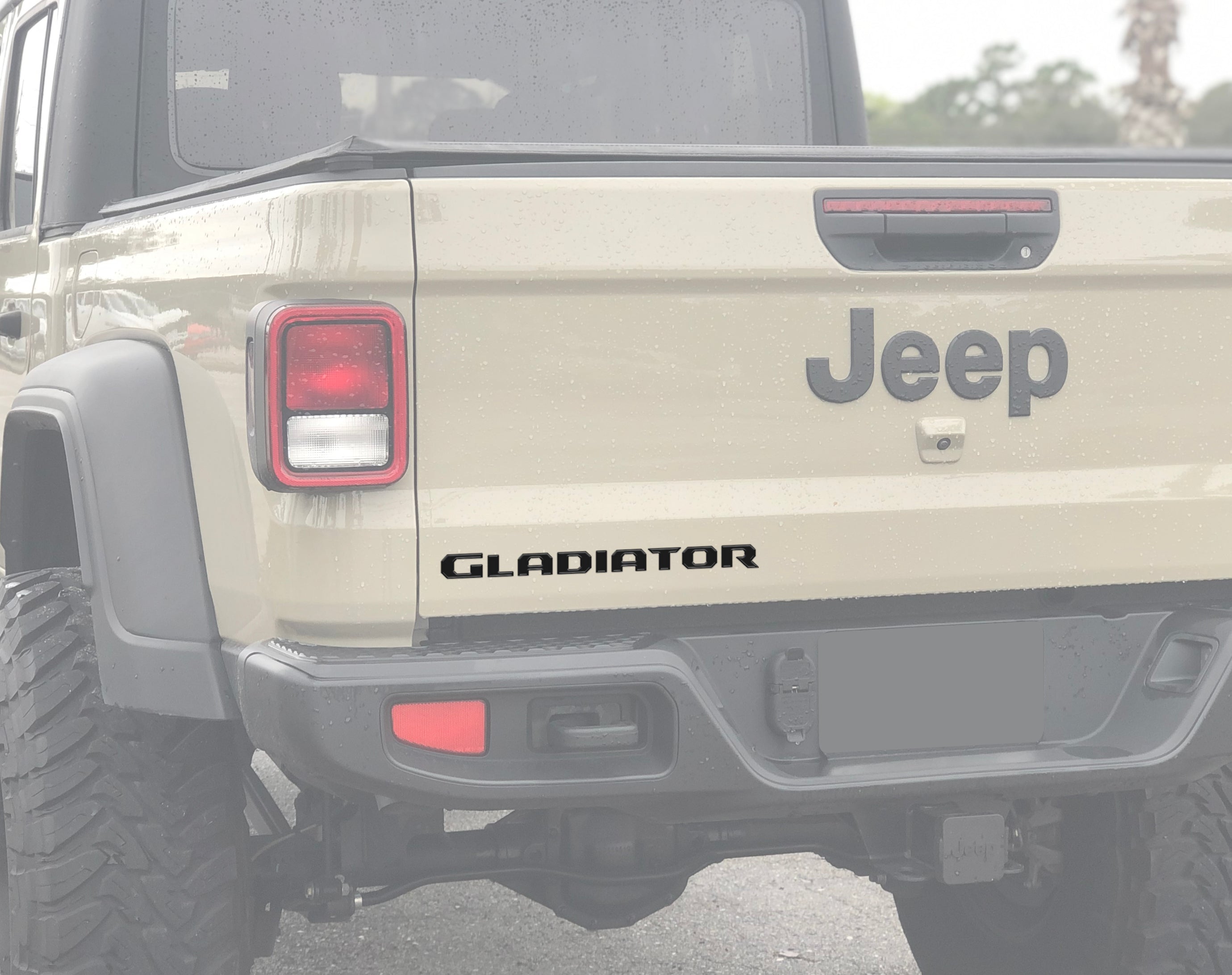 Raised Lettering Decal Fits 2020-2026 Jeep Gladiator