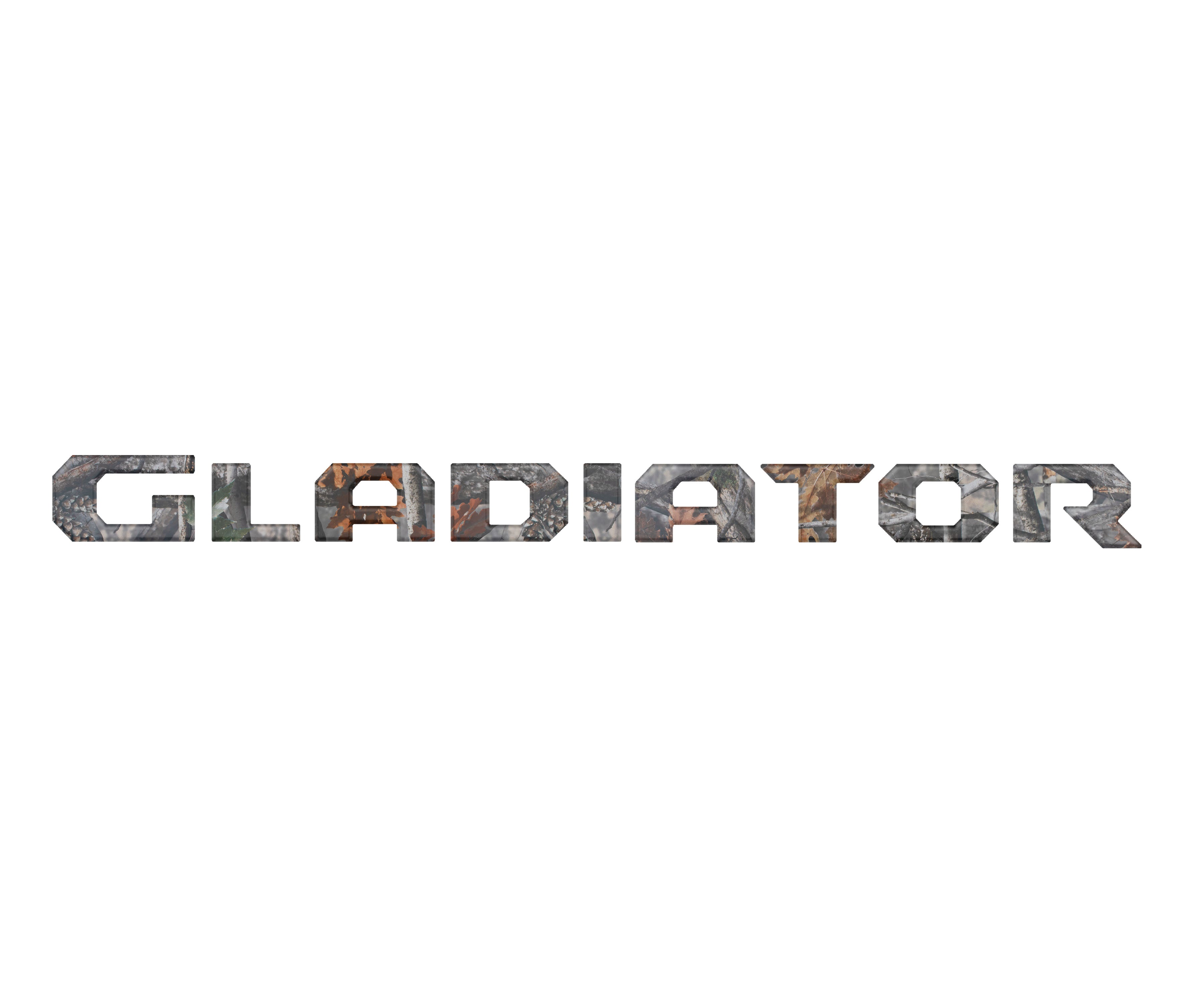 Raised Lettering Decal Fits 2020-2026 Jeep Gladiator