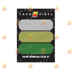 Pro Grille Decals For Tacoma