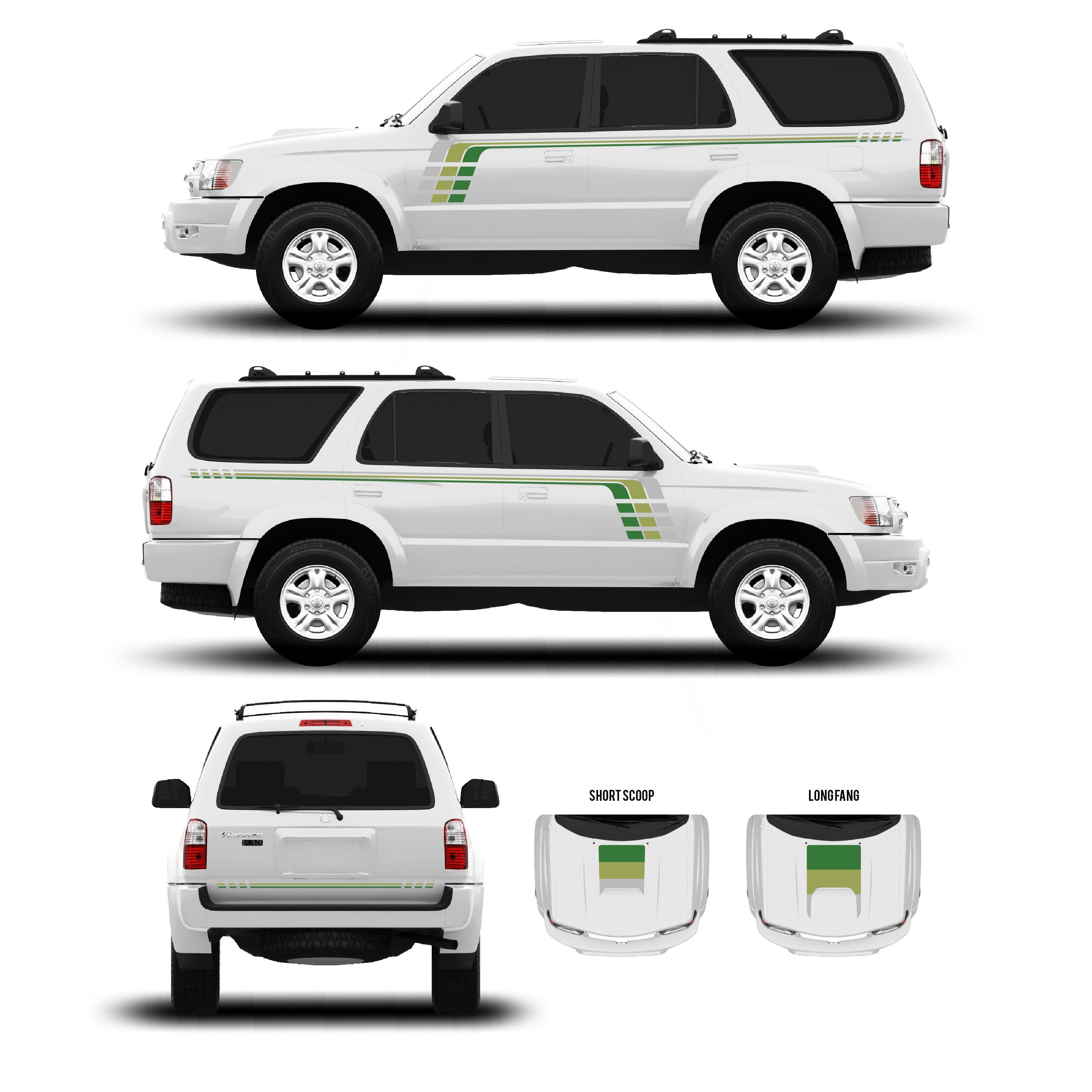 1996-02  Checkered Stripe Kit For 4Runner