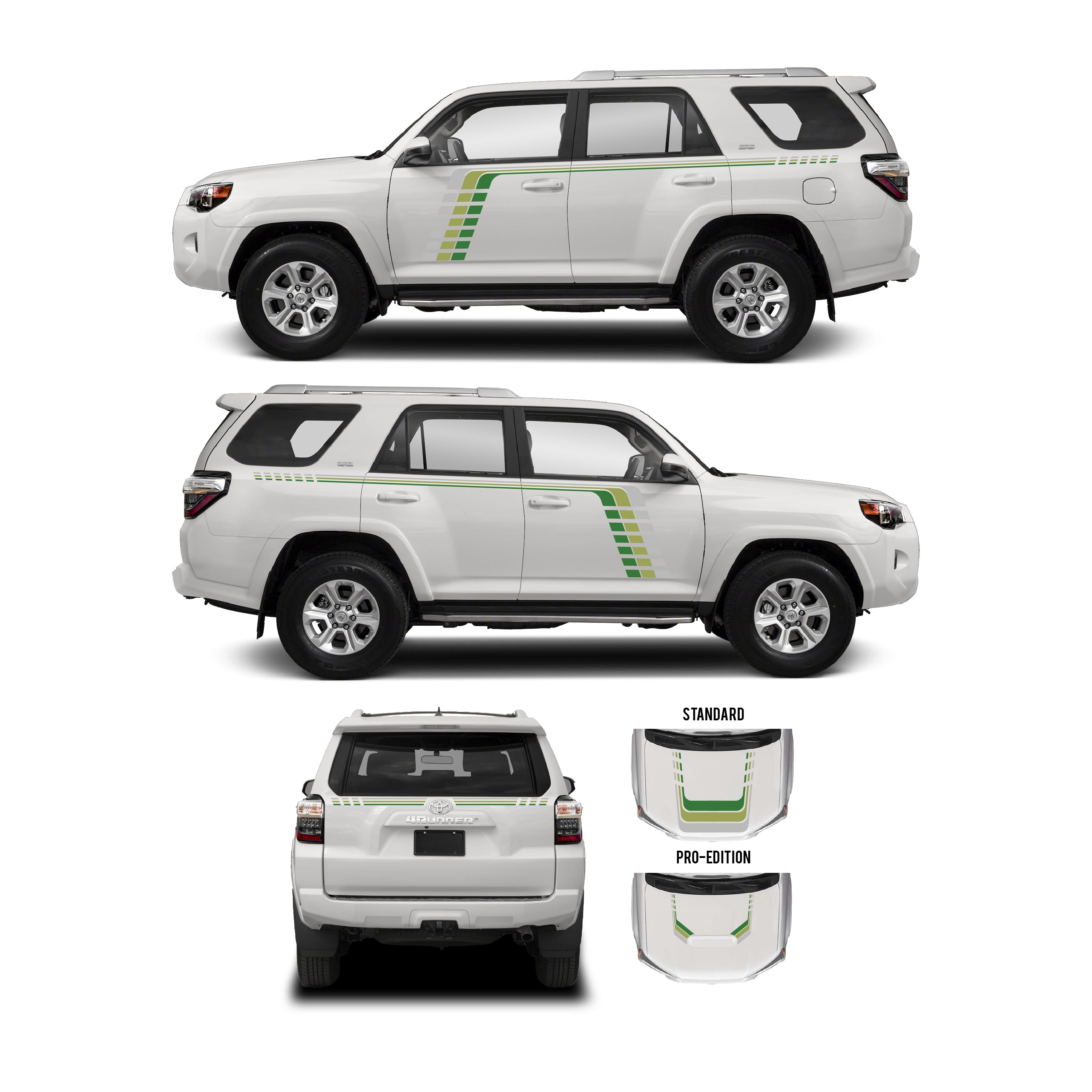 2010+  Checkered Stripe Kit For 4Runner