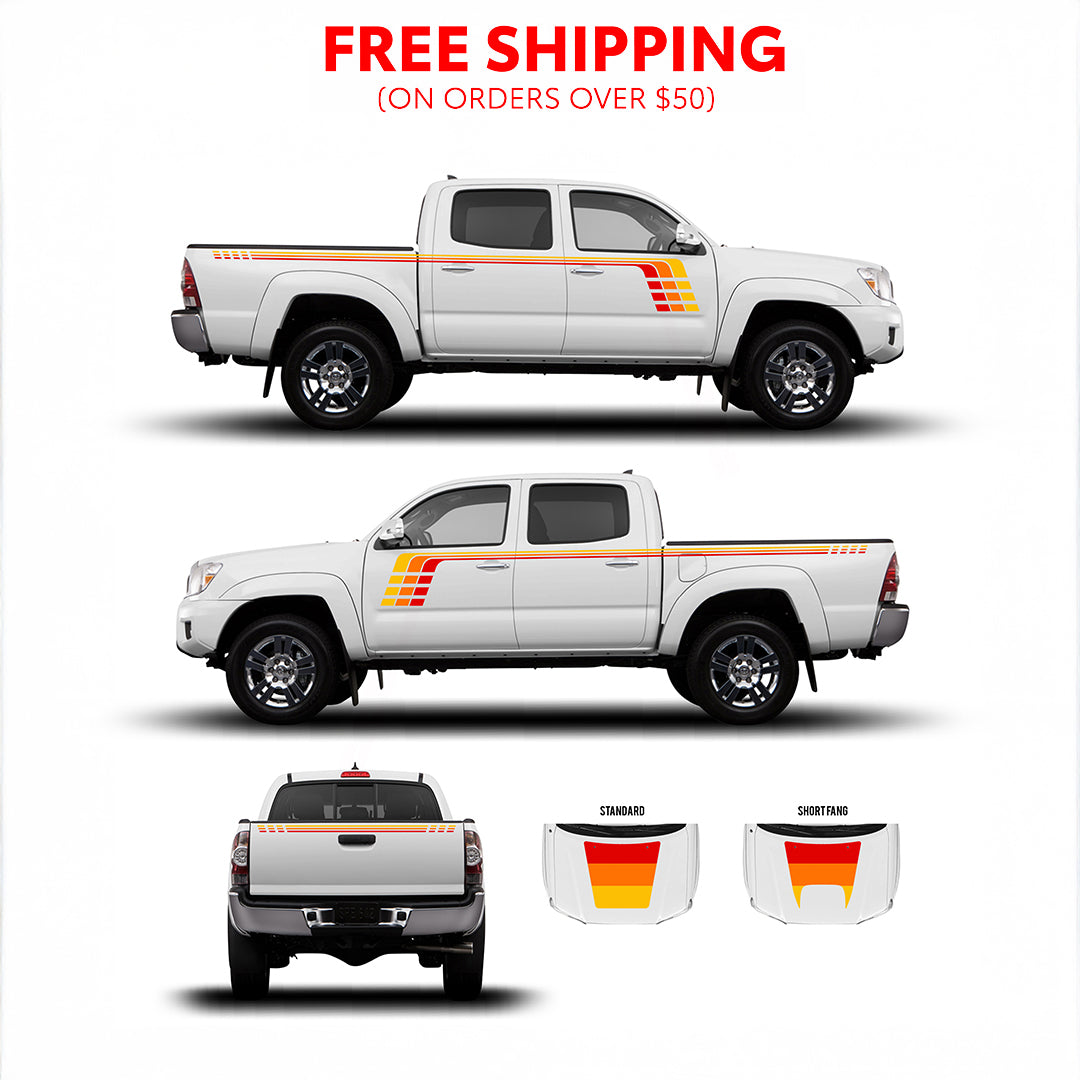 2005-15  Checkered Stripe Kit For Tacoma