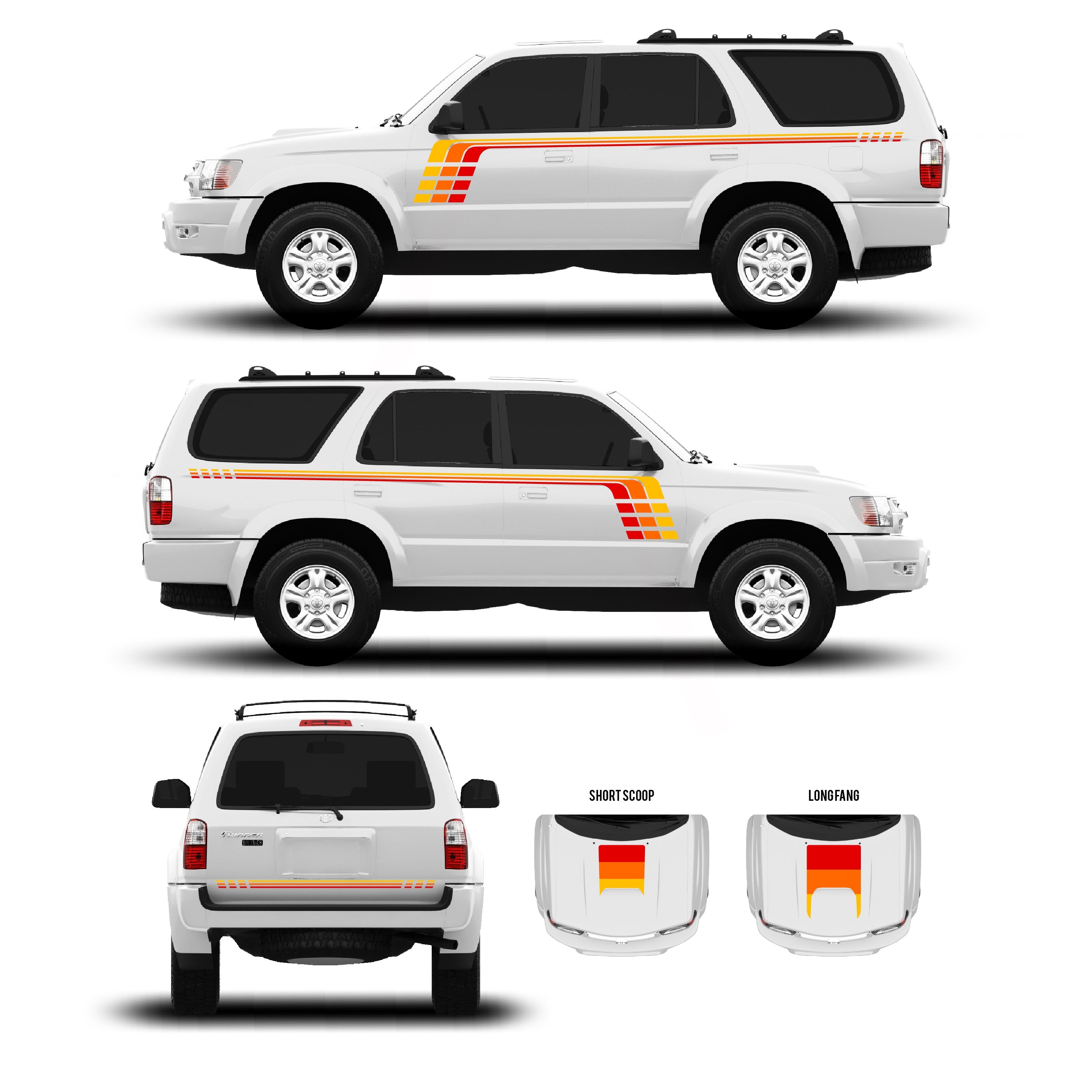 1996-02  Checkered Stripe Kit For 4Runner