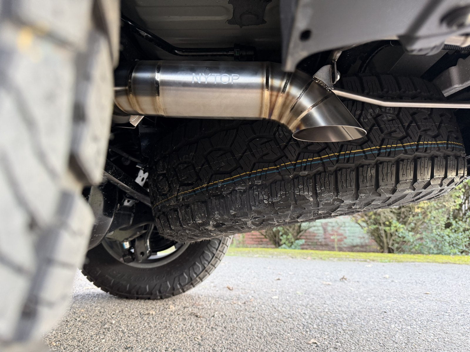 NYTOP Titanium Axle Dump Exhaust For 2024-Current Lexus GX550/Toyota Land Cruiser
