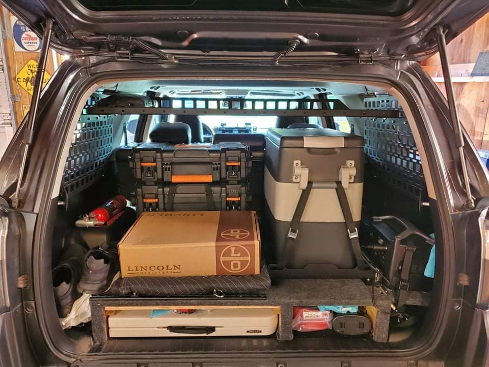 RADO MOLLE Cargo System | Molle Panels and Shelf For 4Runner 5G