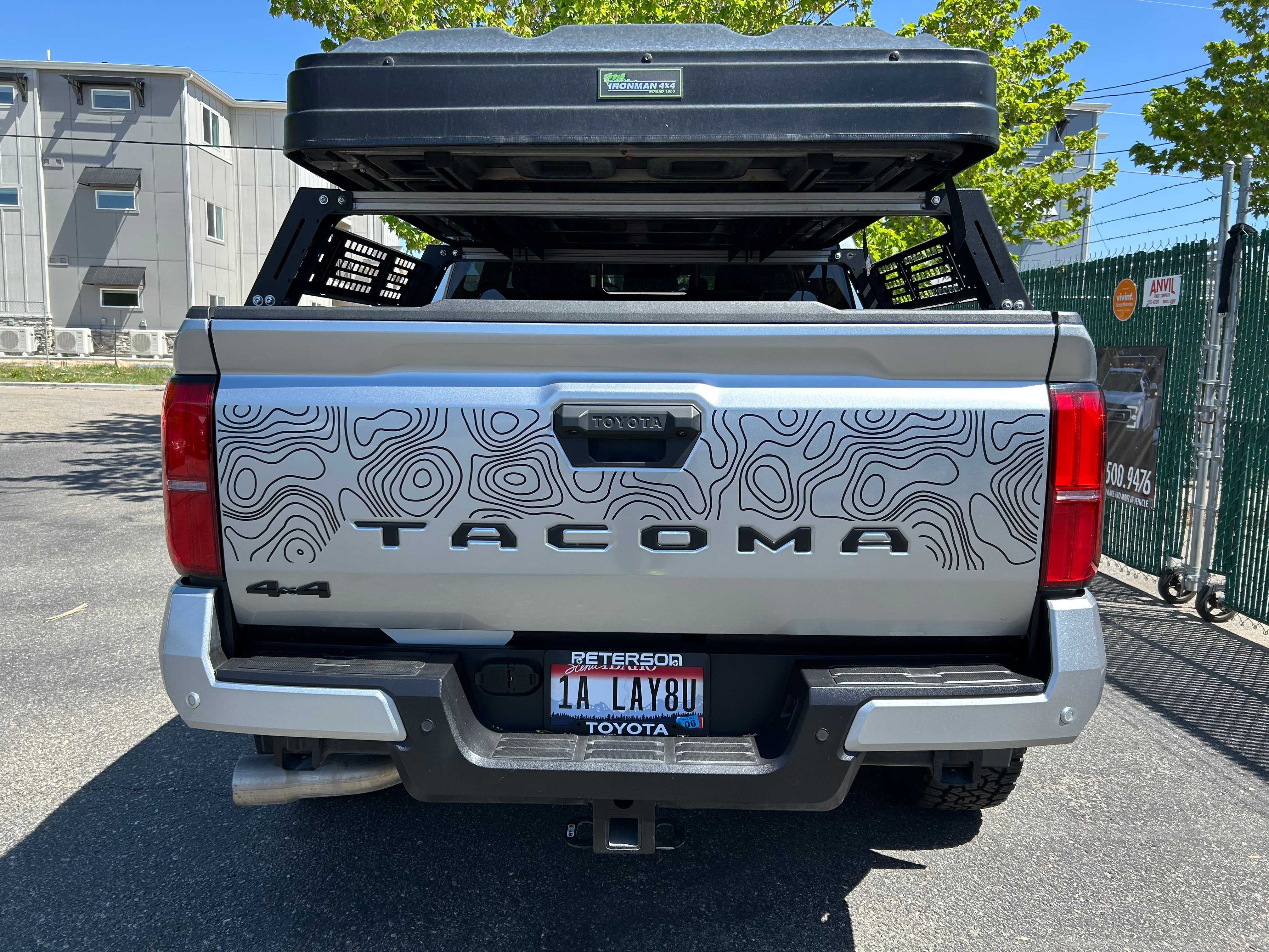 2024+  Tailgate Topo Decal For Tacoma