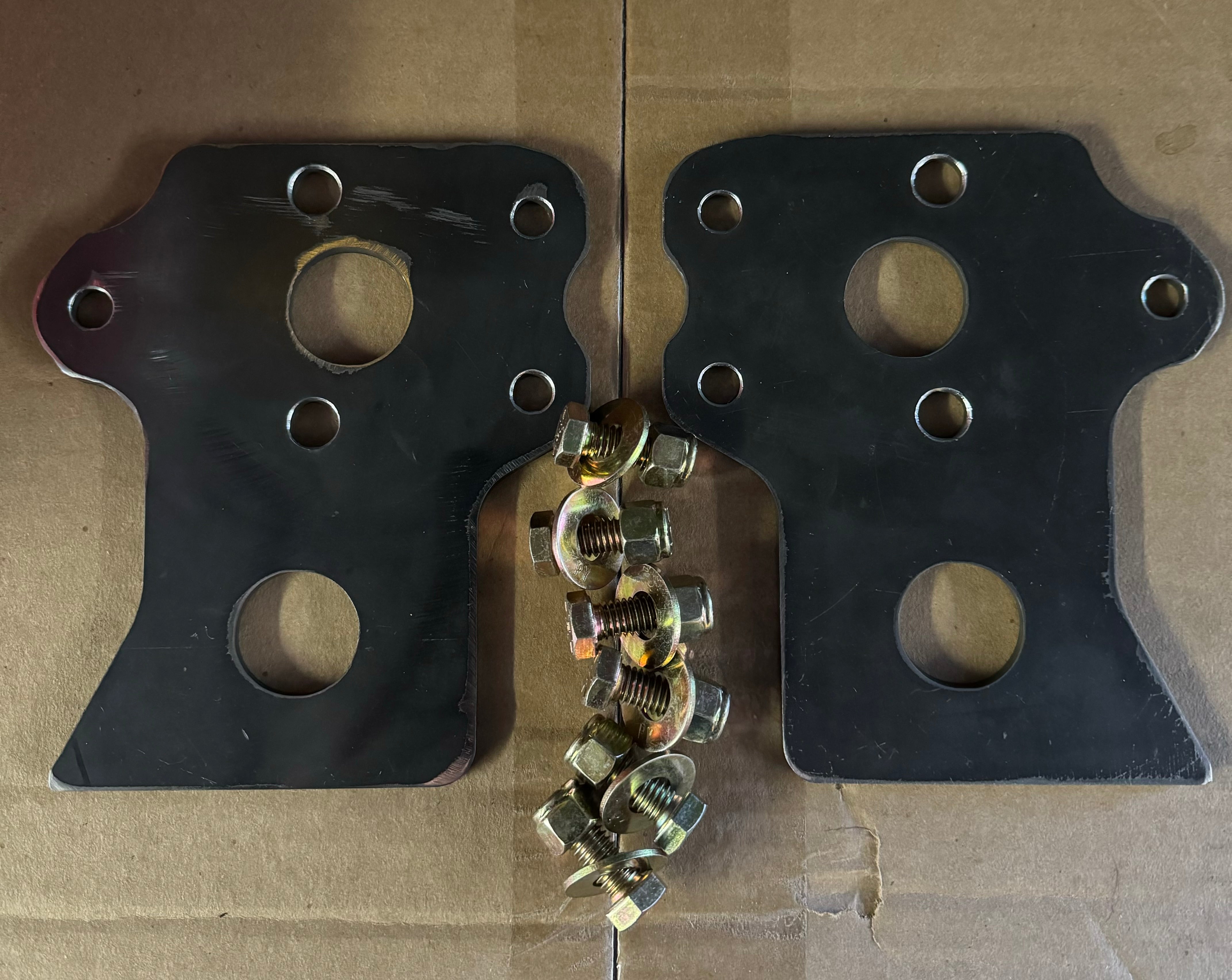 Lil B's HD bumper mount replacements (Weld On) For Tacoma