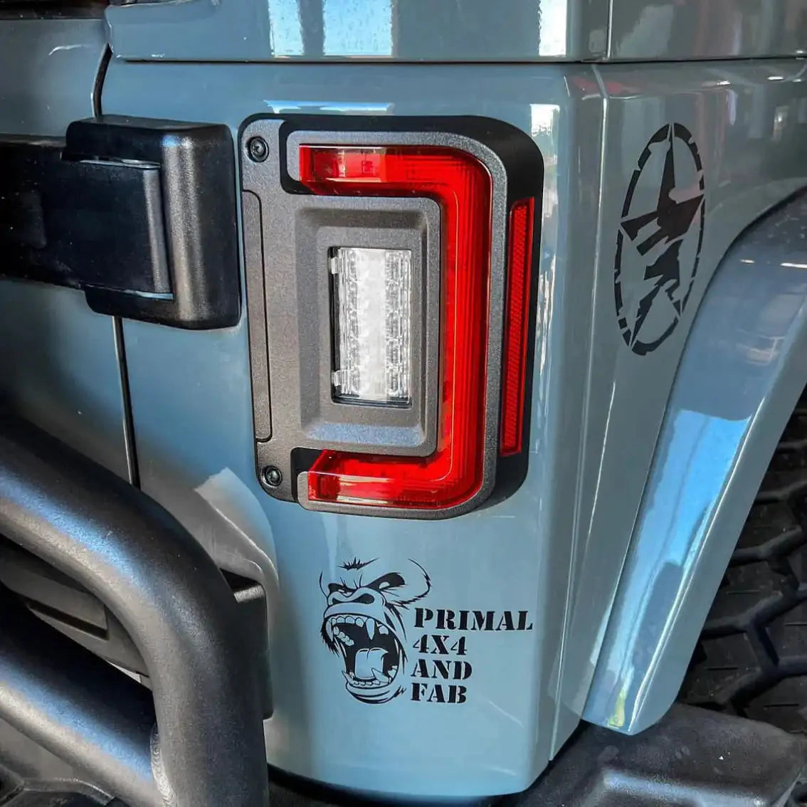 V2 | Flush Mount LED Tail Lights For 2007-2017 Jeep Wrangler JK | Low-Profile Trail Protection