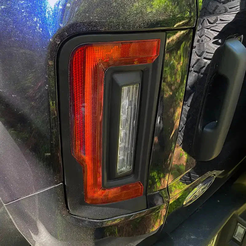V2 | Flush Mount LED Tail Lights For 2021-2025 Ford Bronco - Low Profile | 1,400 Lumens