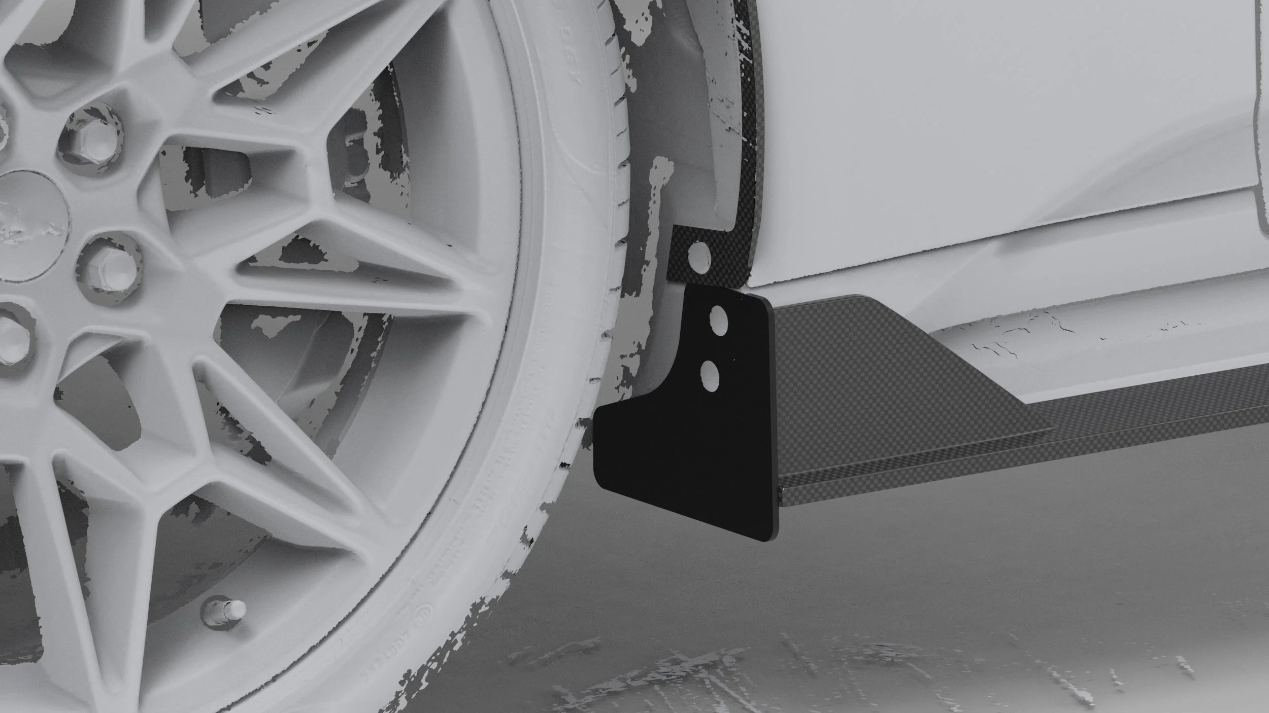 NYTOP Front Splash Guard For 2024-Current Ford Mustang