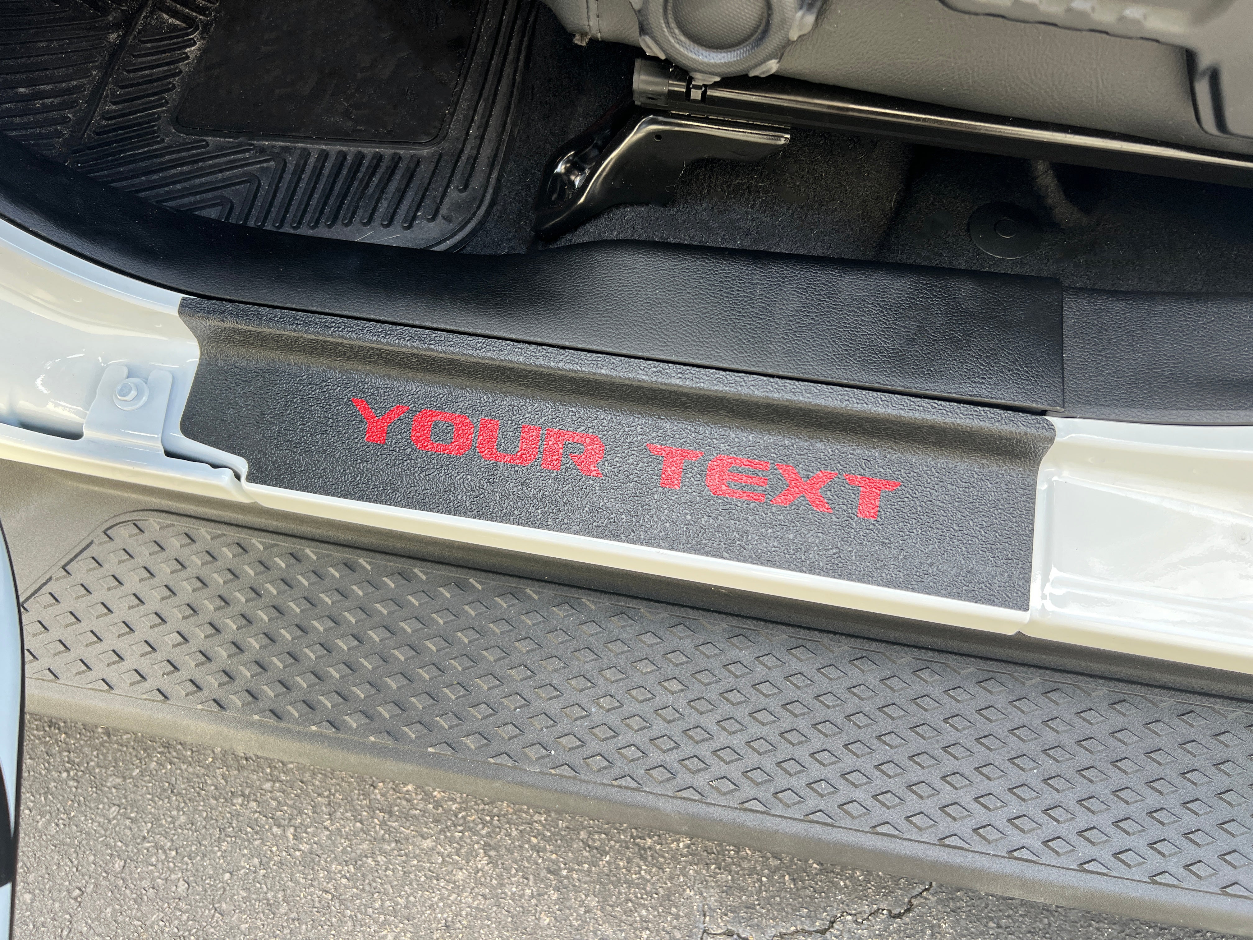 Textured Door Sill Protection Overlays Fits 2019-2026 Jeep Gladiator