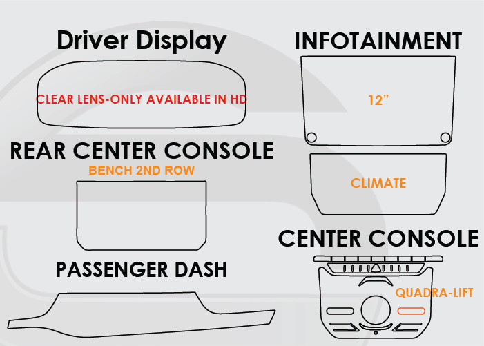 Screen ProTech Kit For Jeep Grand Wagoneer