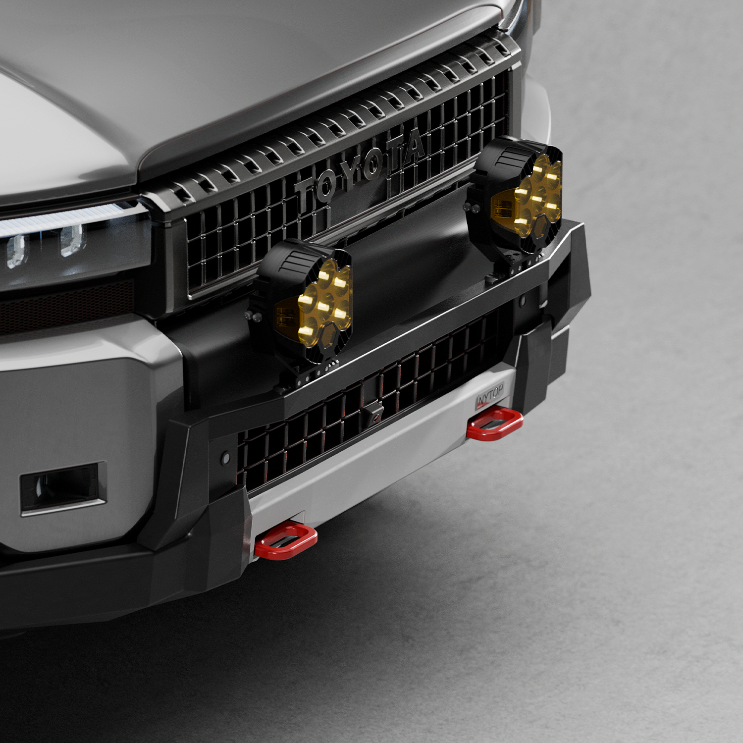 NYTOP Front Hybrid Bumper Bull Bar For 2024-Current Toyota Land Cruiser