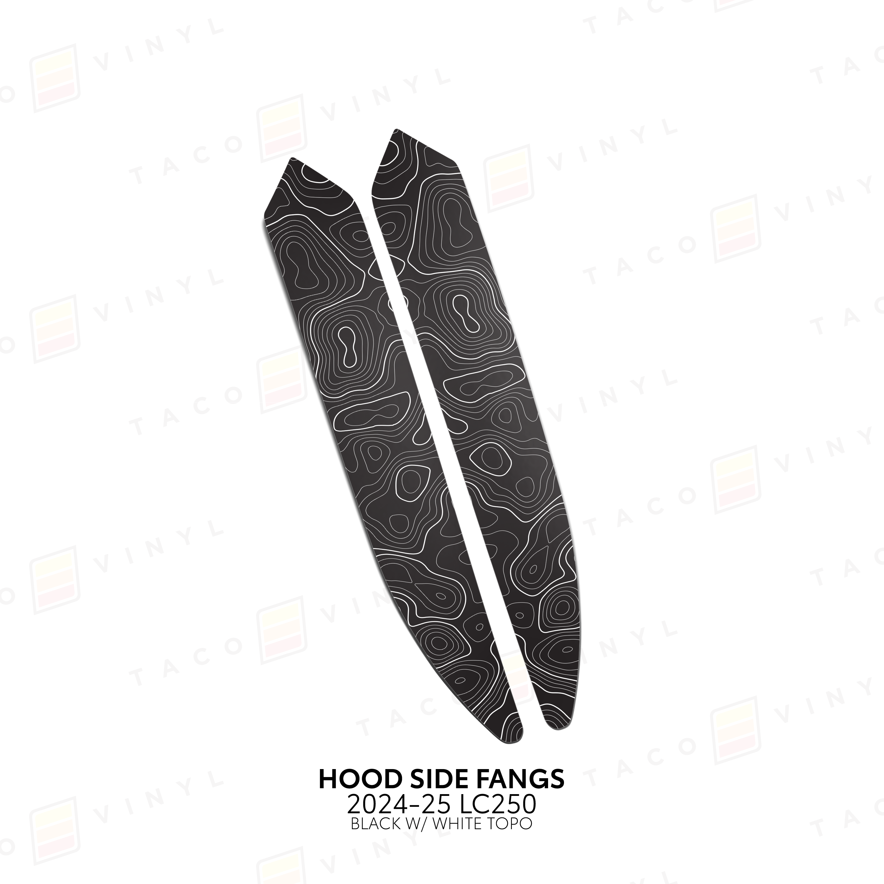 2024+  Hood Side Fangs For Land Cruiser 250