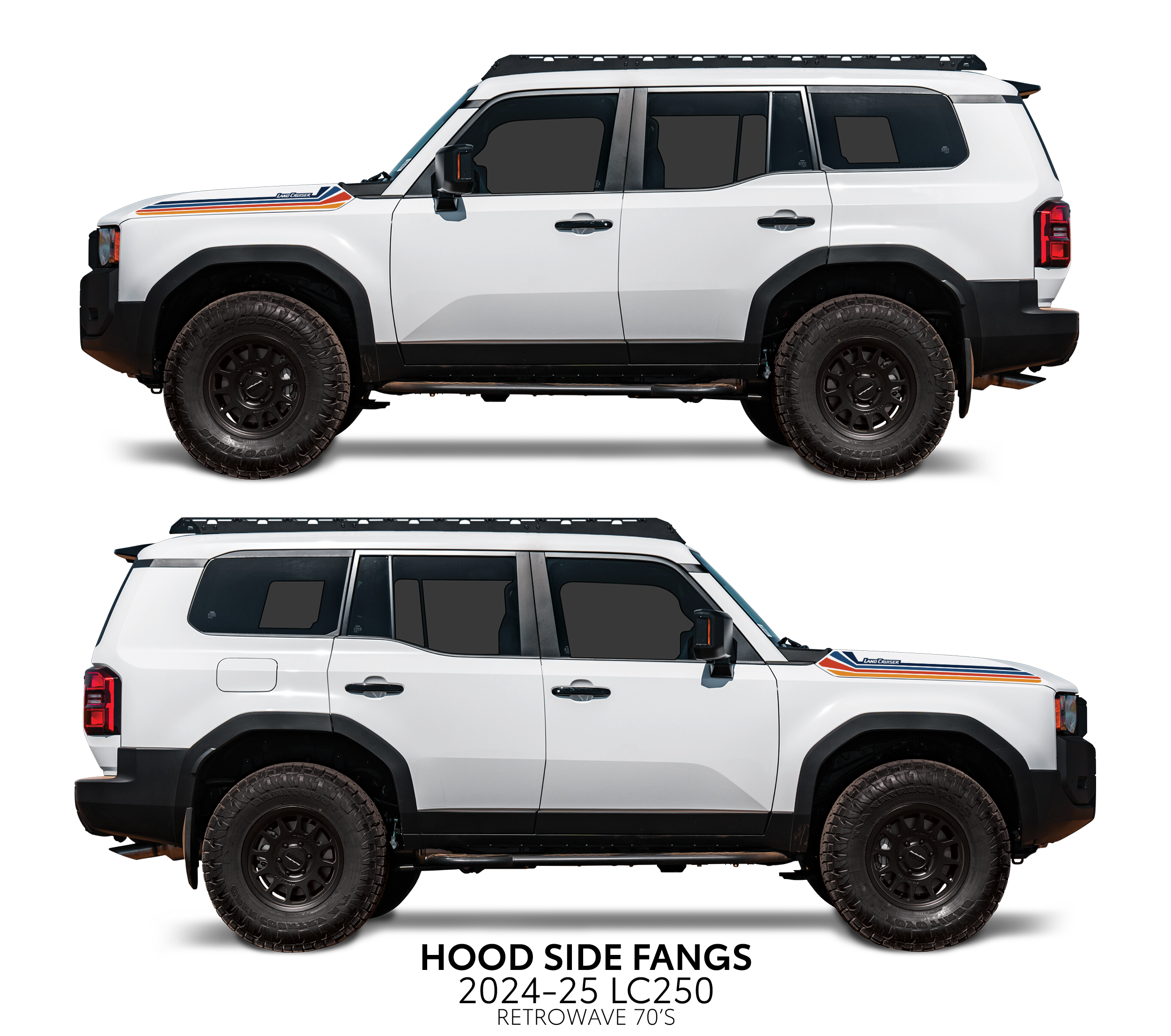 2024+  Hood Side Fangs For Land Cruiser 250