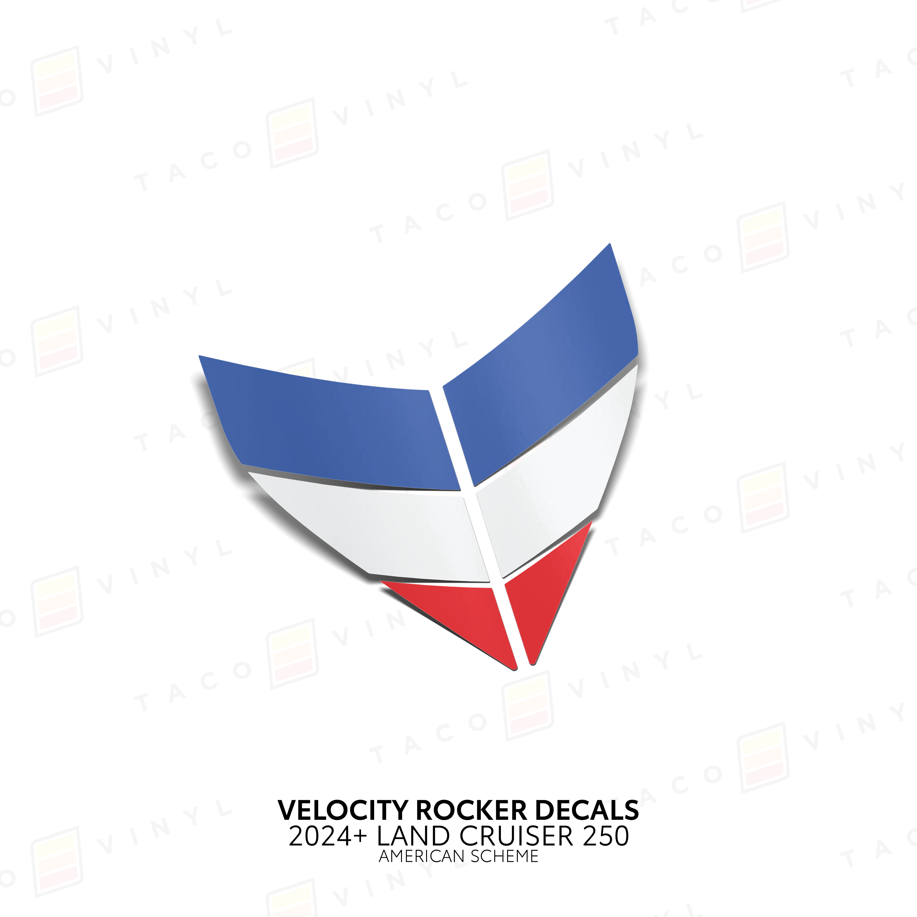 2024+  Velocity Lower Rocker Decals For Land Cruiser 250