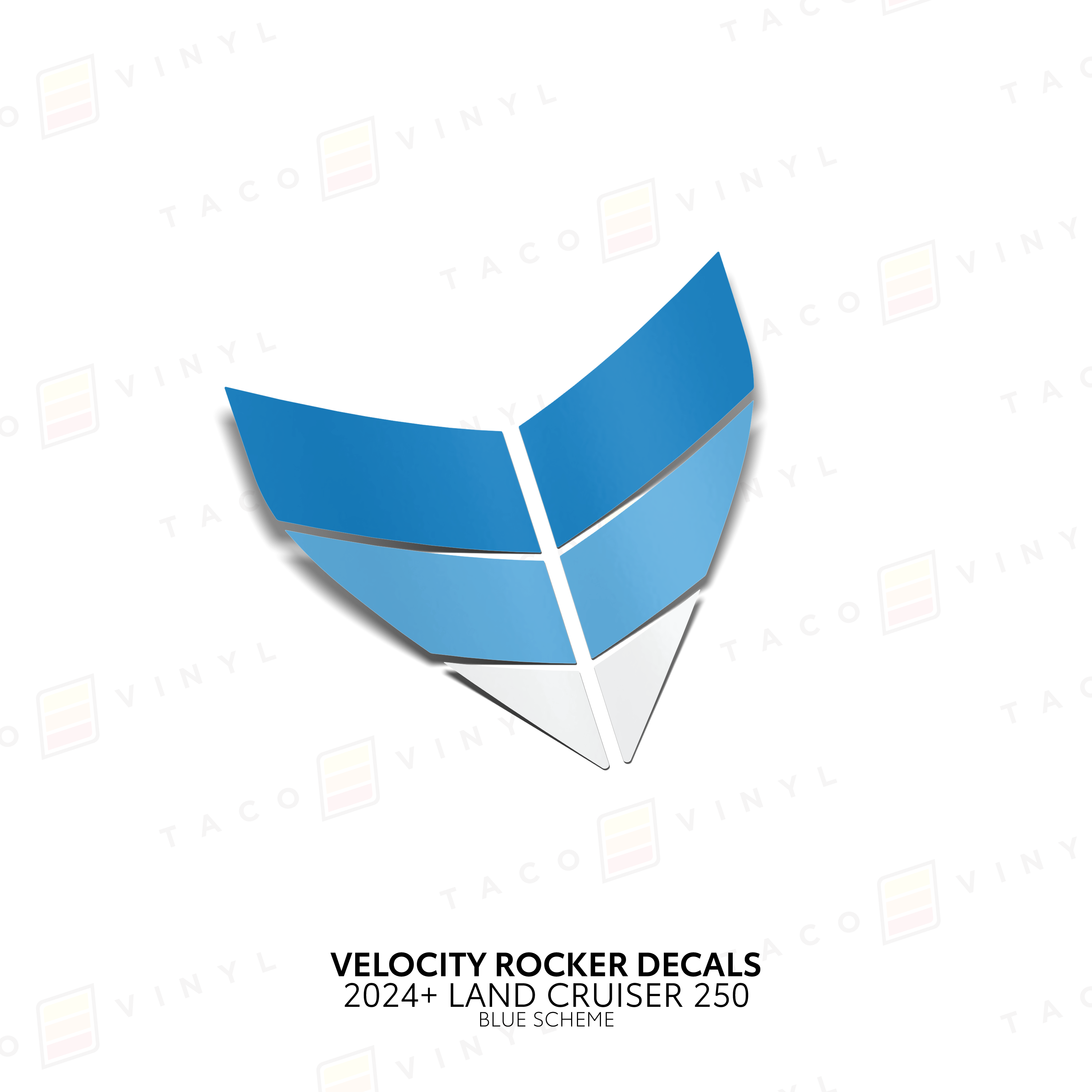 2024+  Velocity Lower Rocker Decals For Land Cruiser 250