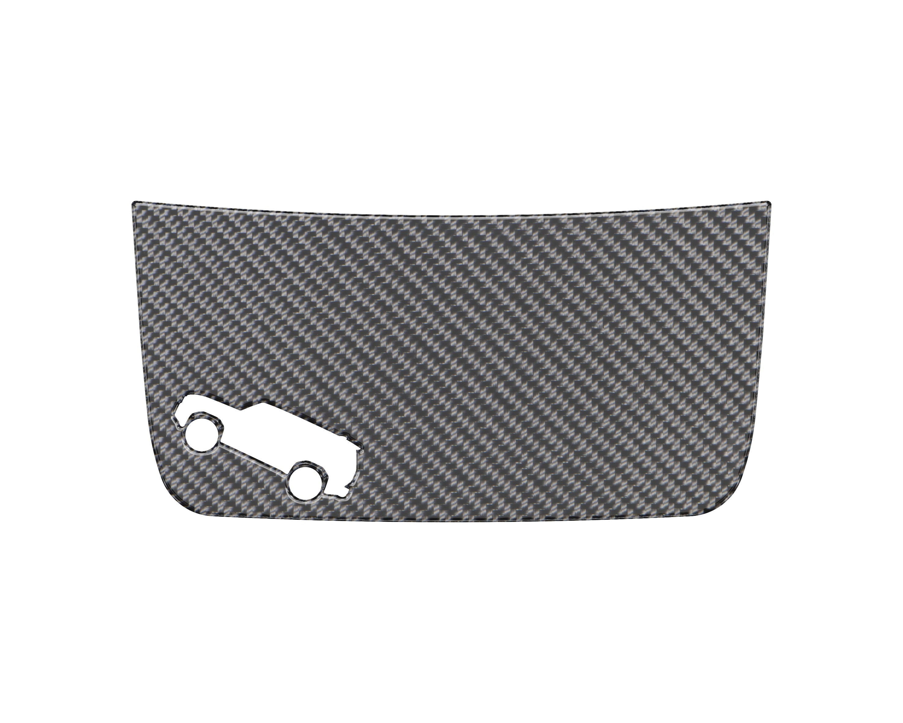 Rear Center Console Kick Plate Overlays Fits 2024-2026 Toyota Land Cruiser