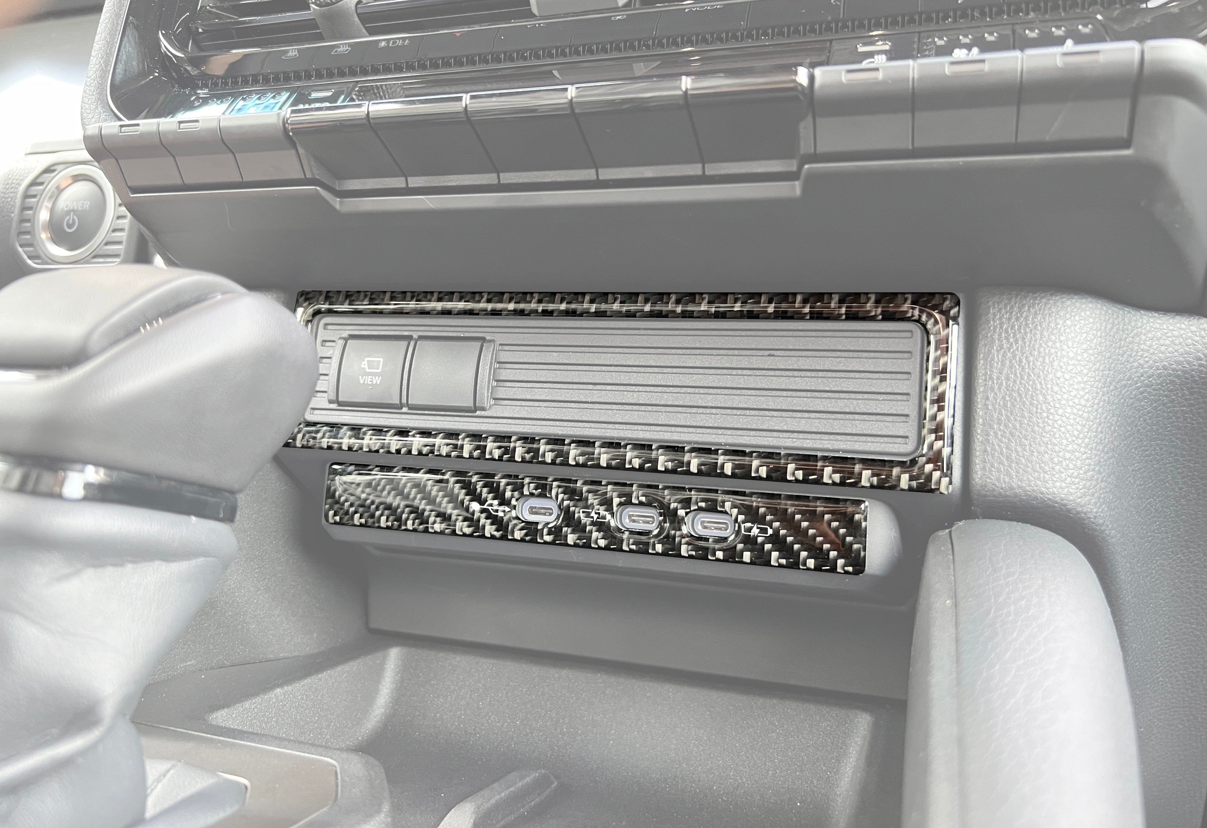 Charge Port Accent Trim Fits 2024-2026 Toyota Land Cruiser