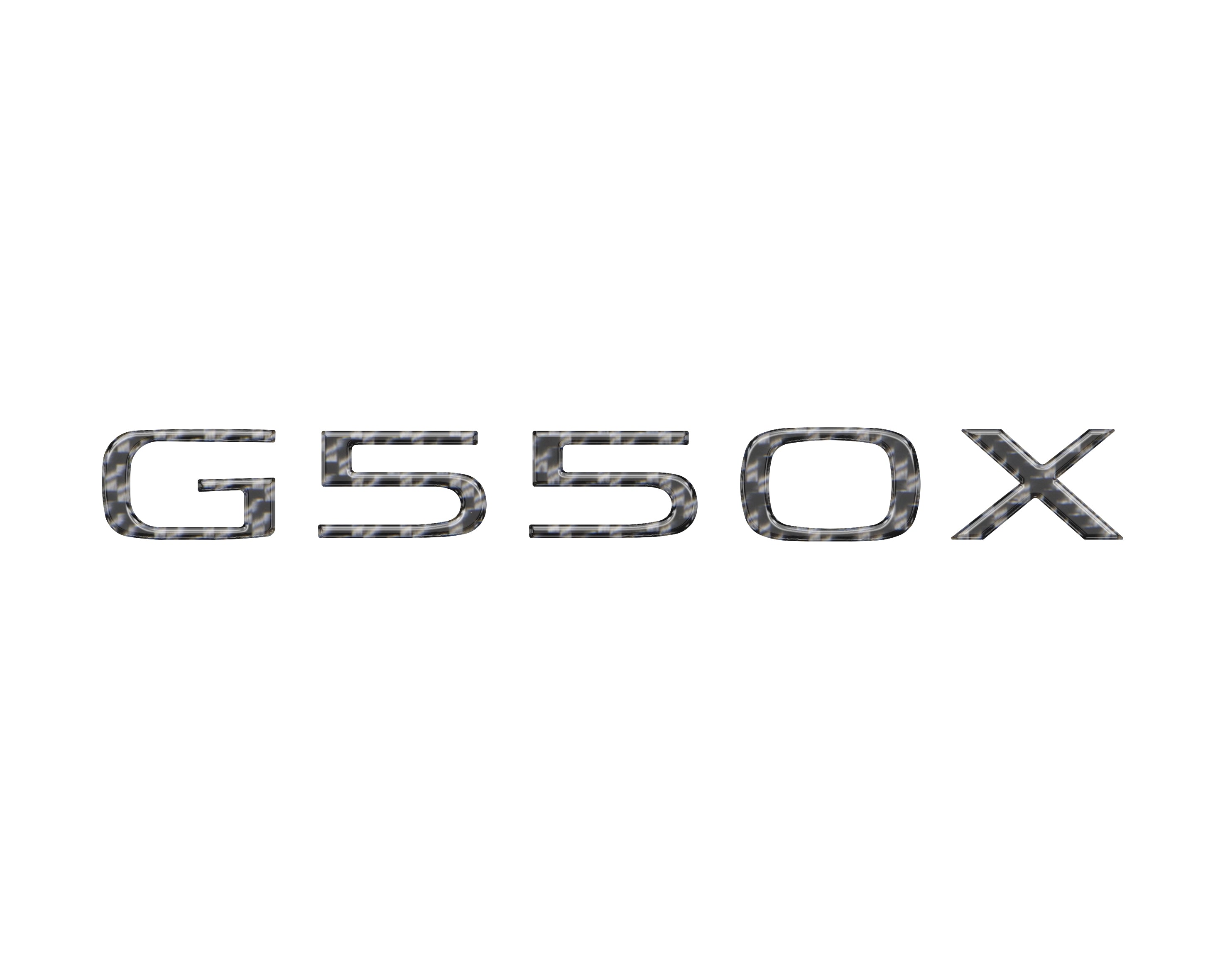 Liftgate Letter Overlays Fits 2024-2026 Lexus GX550