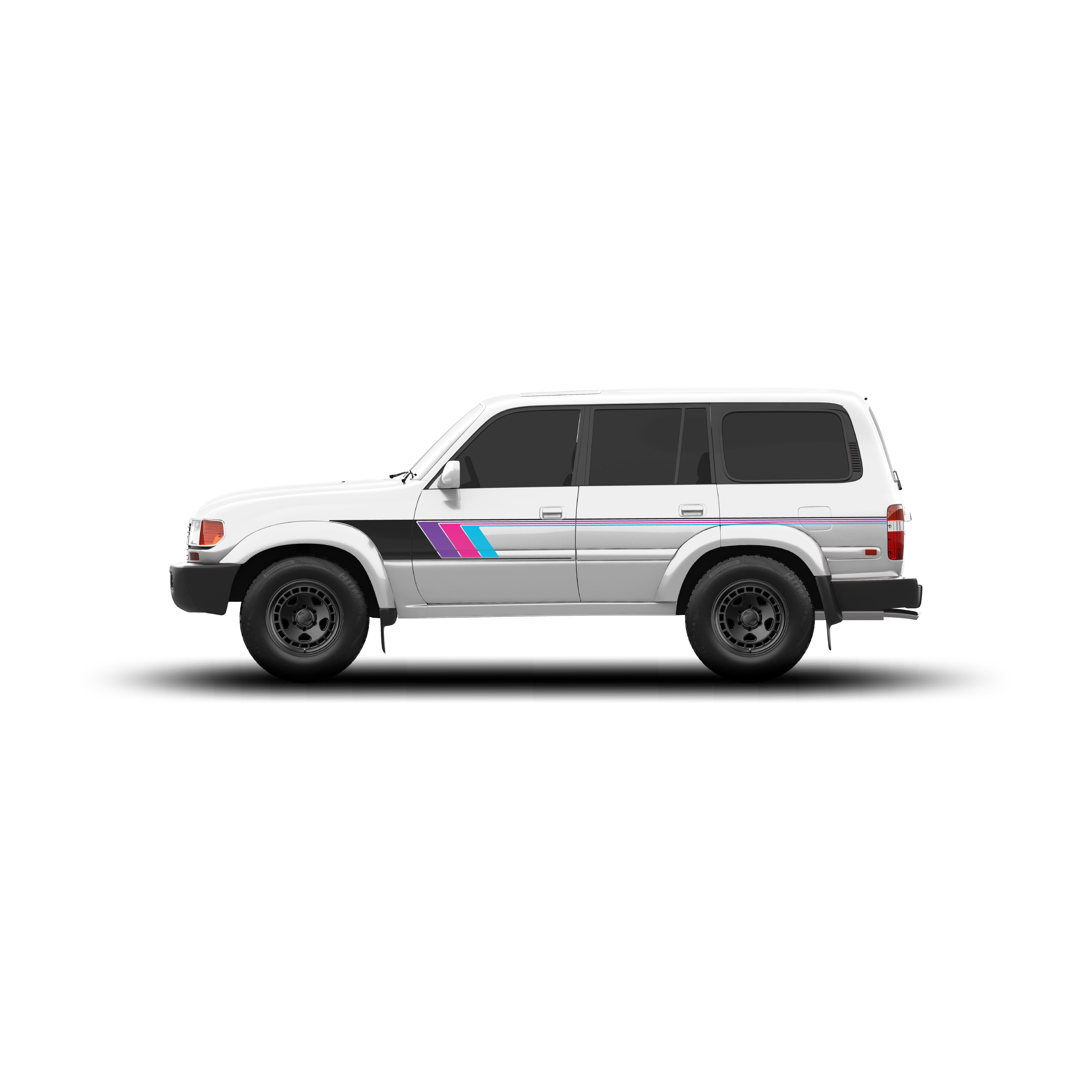 Retro Stripes For 80 Series Land Cruiser