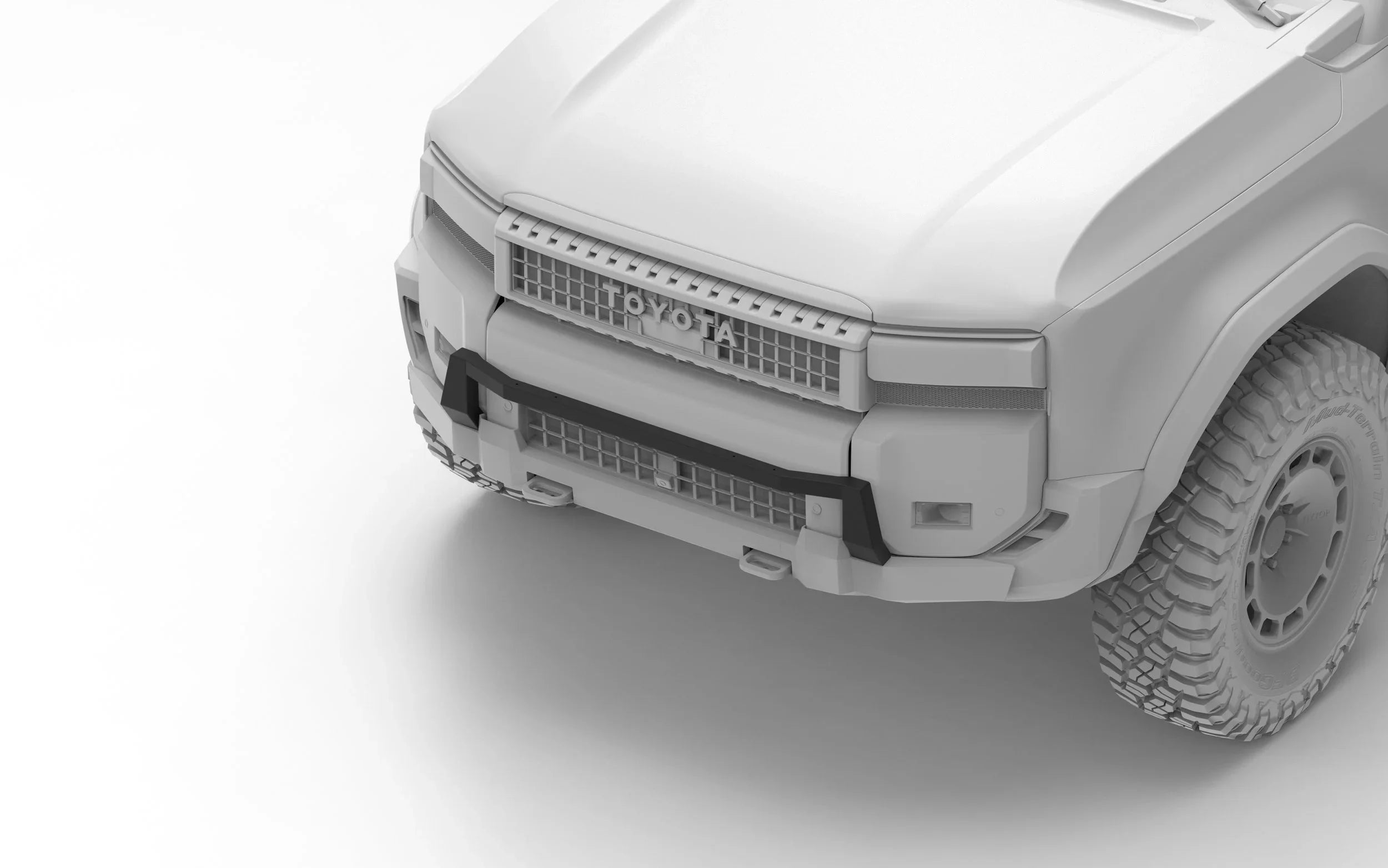 NYTOP Front Hybrid Bumper Bull Bar For 2024-Current Toyota Land Cruiser