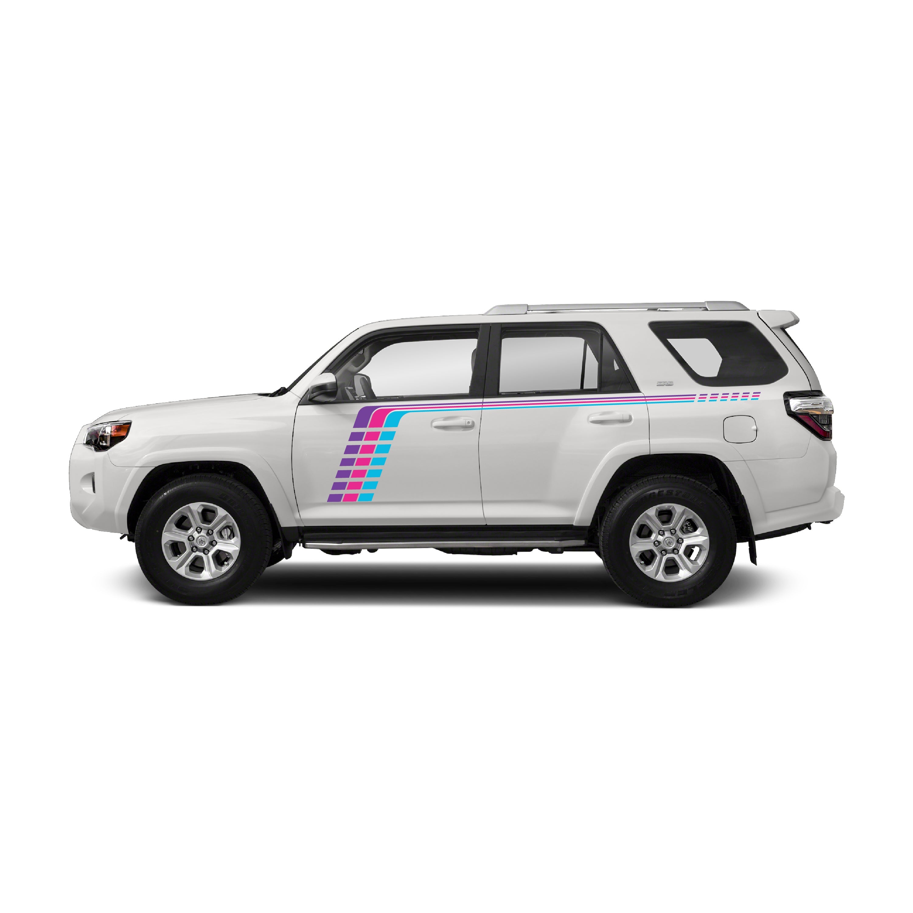 2010+  Checkered Stripe Kit For 4Runner