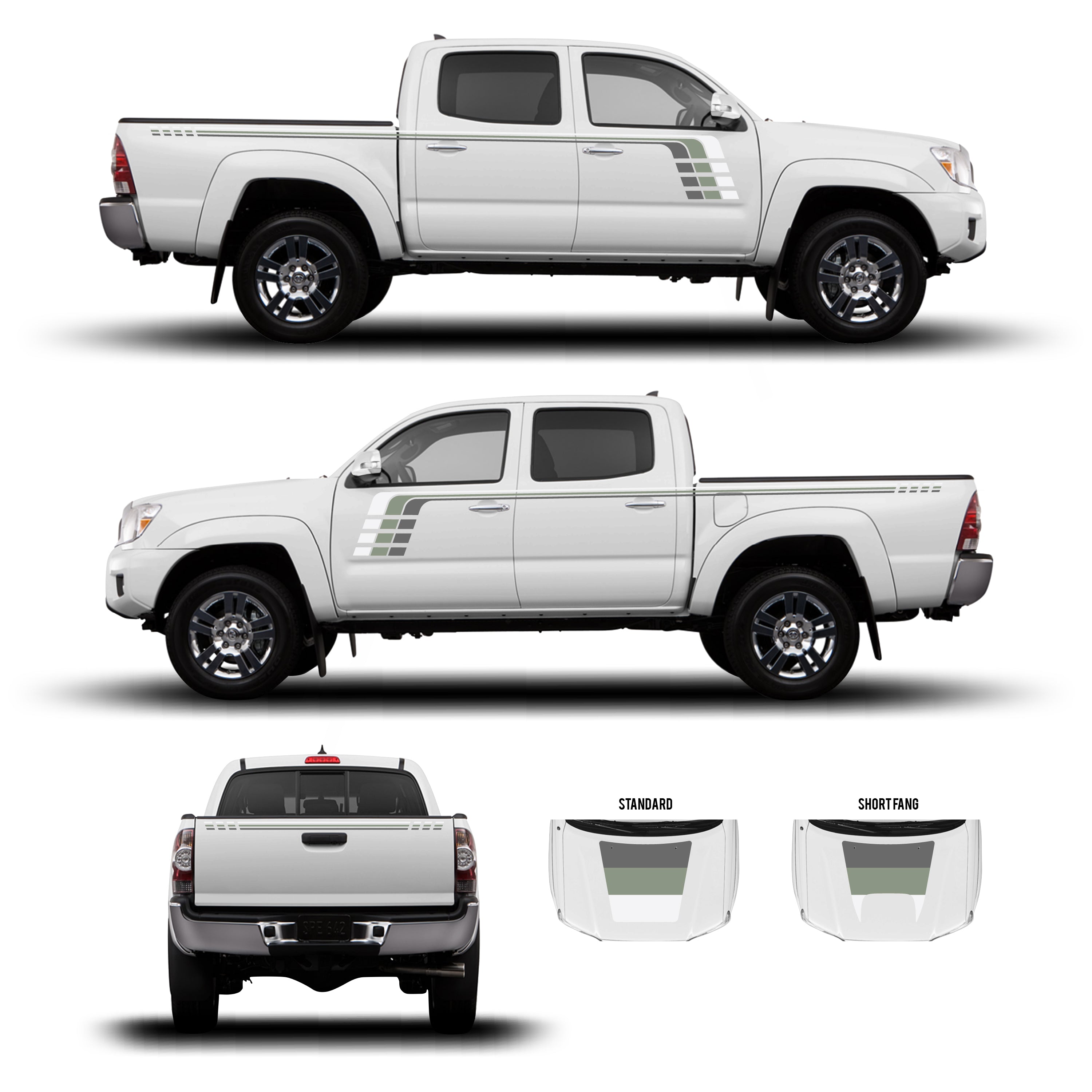 2005-15  Checkered Stripe Kit For Tacoma