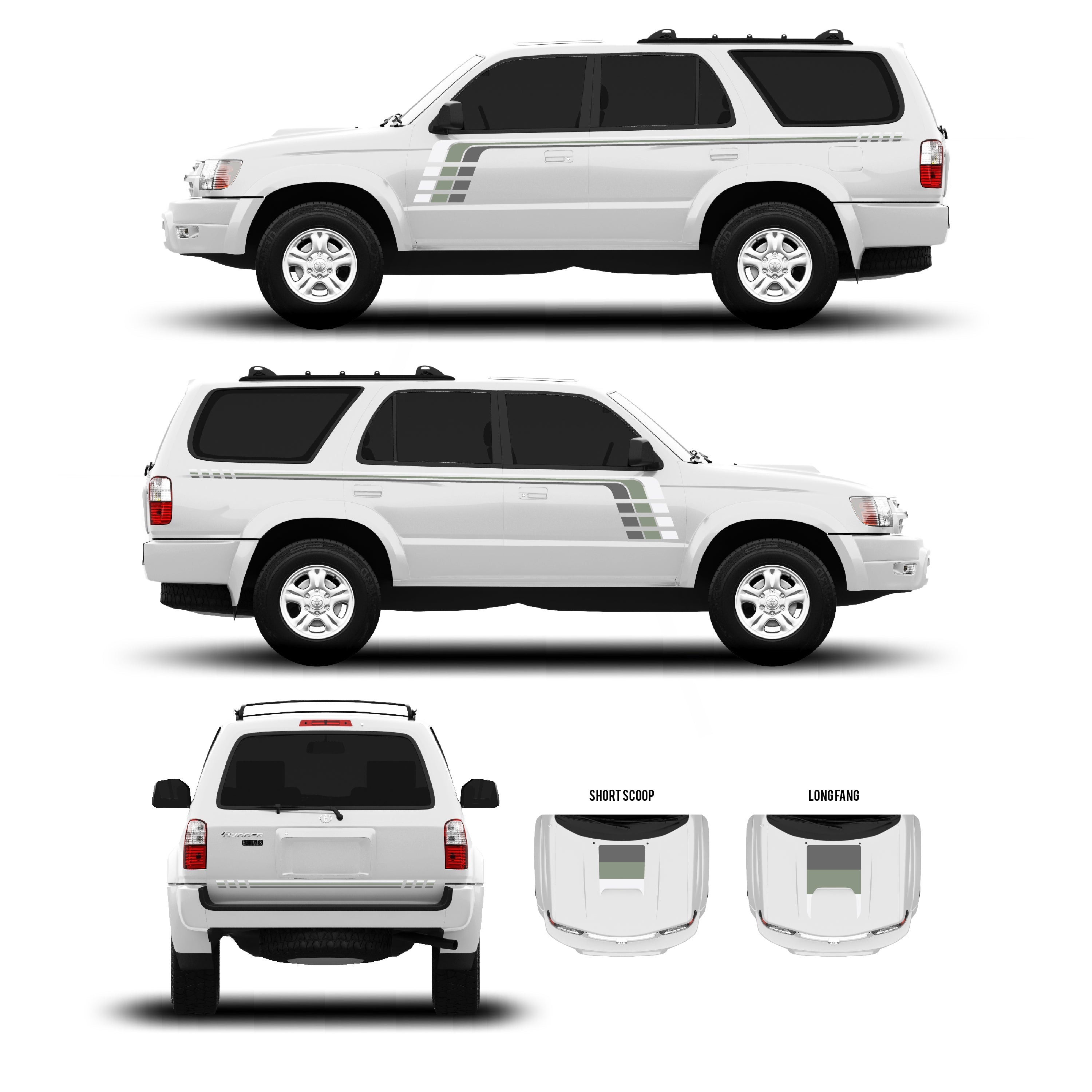 1996-02  Checkered Stripe Kit For 4Runner