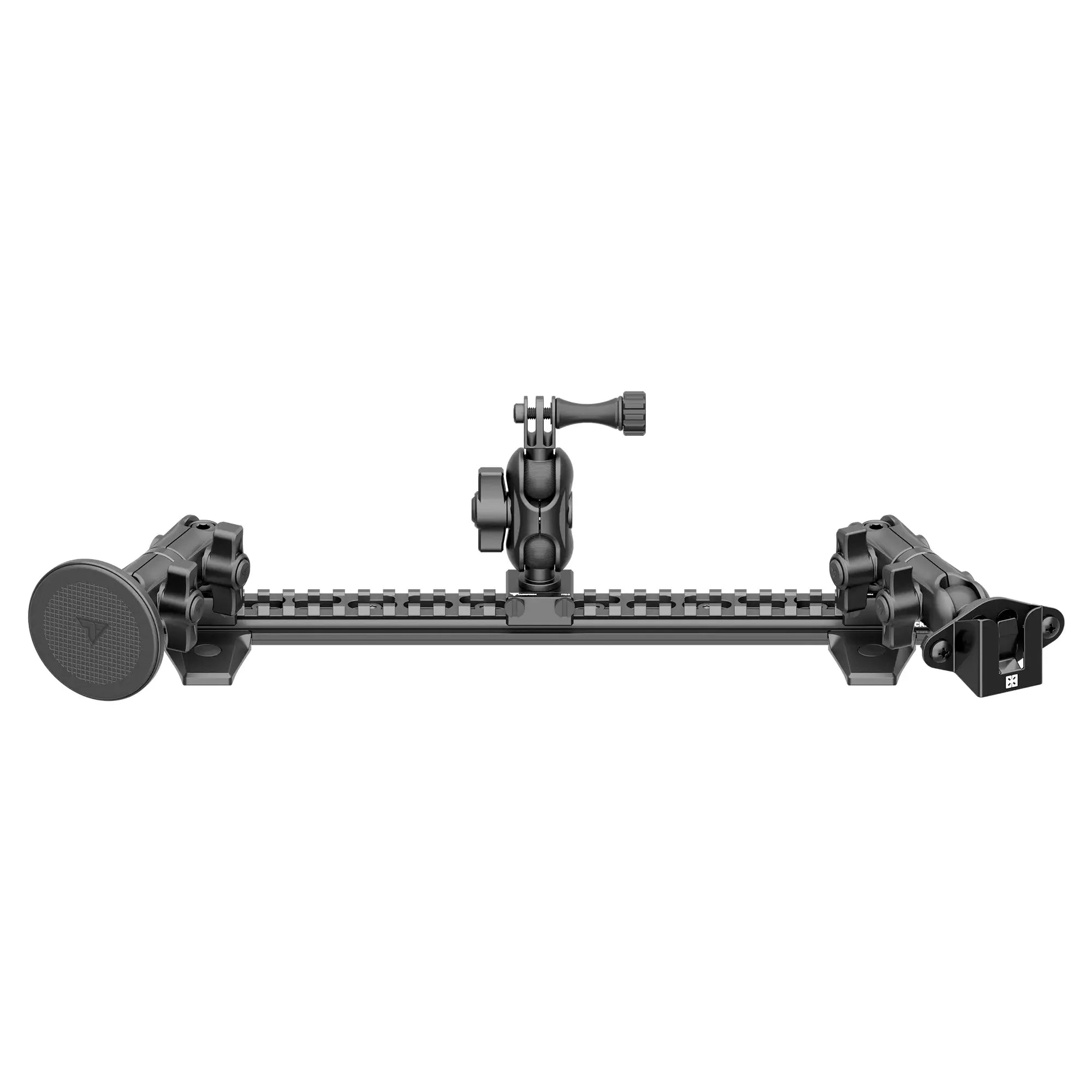 Dash Mount For 2010-2024 Toyota 4Runner Tackform Assault Track Picatinny Dash Bracket With MagSafe Phone, GoPro/Action Camera, &  2-IN-1 CB Mic Holder